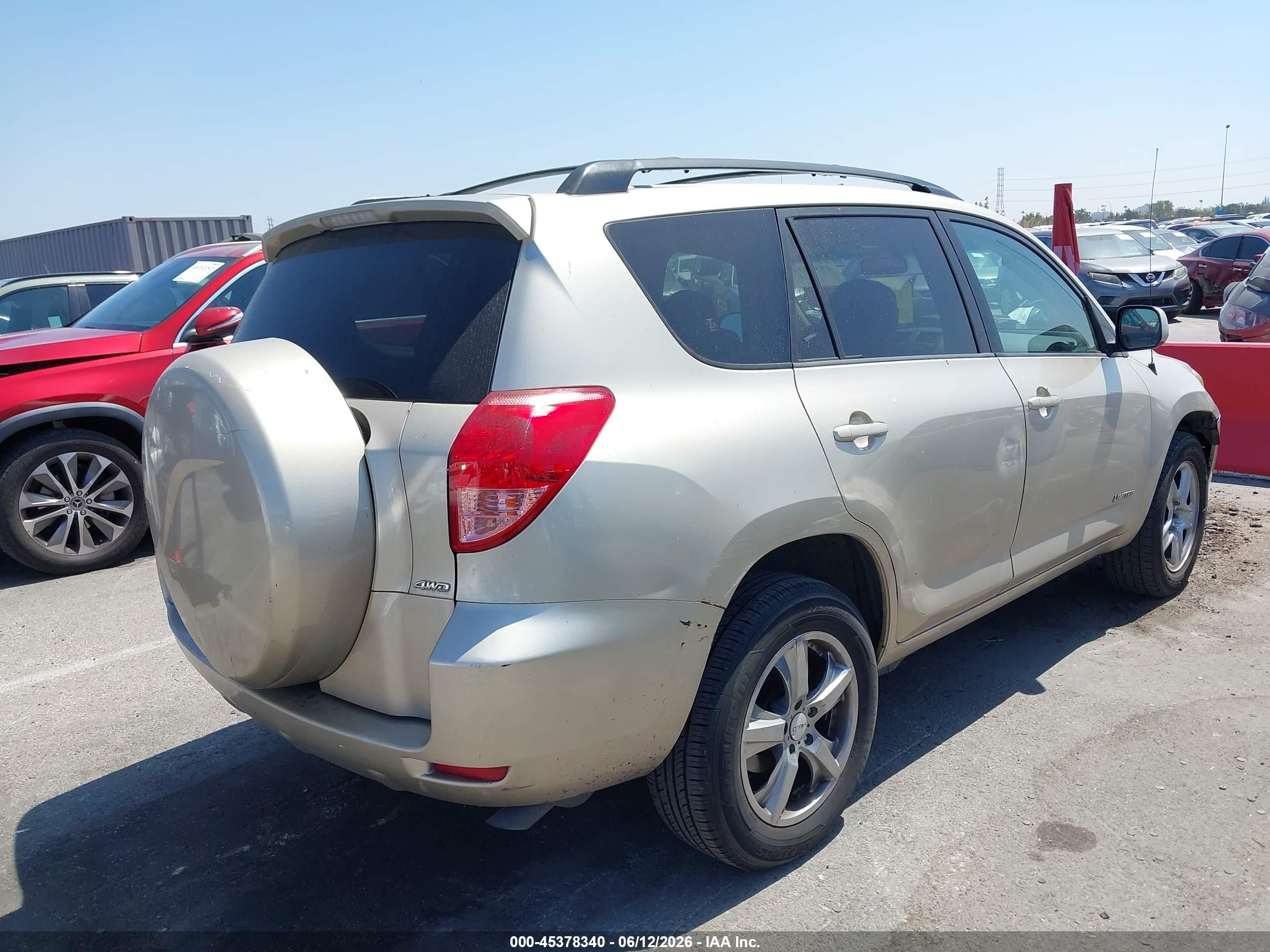2007 Toyota Rav4 Limited Золотой vin: JTMBK31V676027869