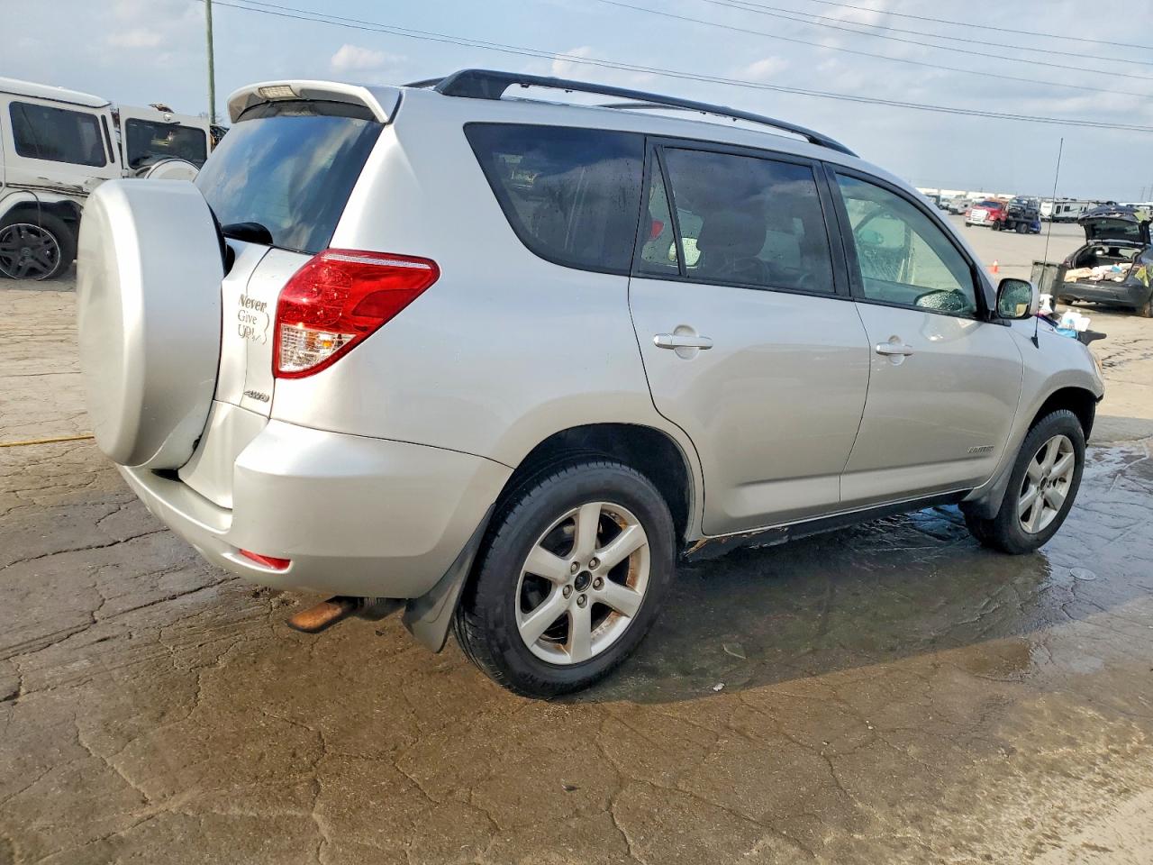 2008 Toyota Rav4 Limited Silver vin: JTMBK31V685043965