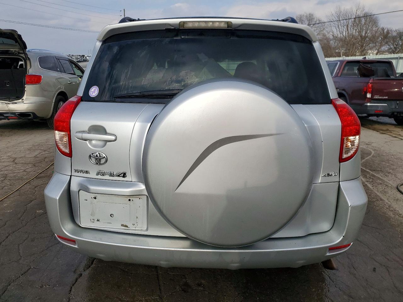 2008 Toyota Rav4 Limited Silver vin: JTMBK31V685043965