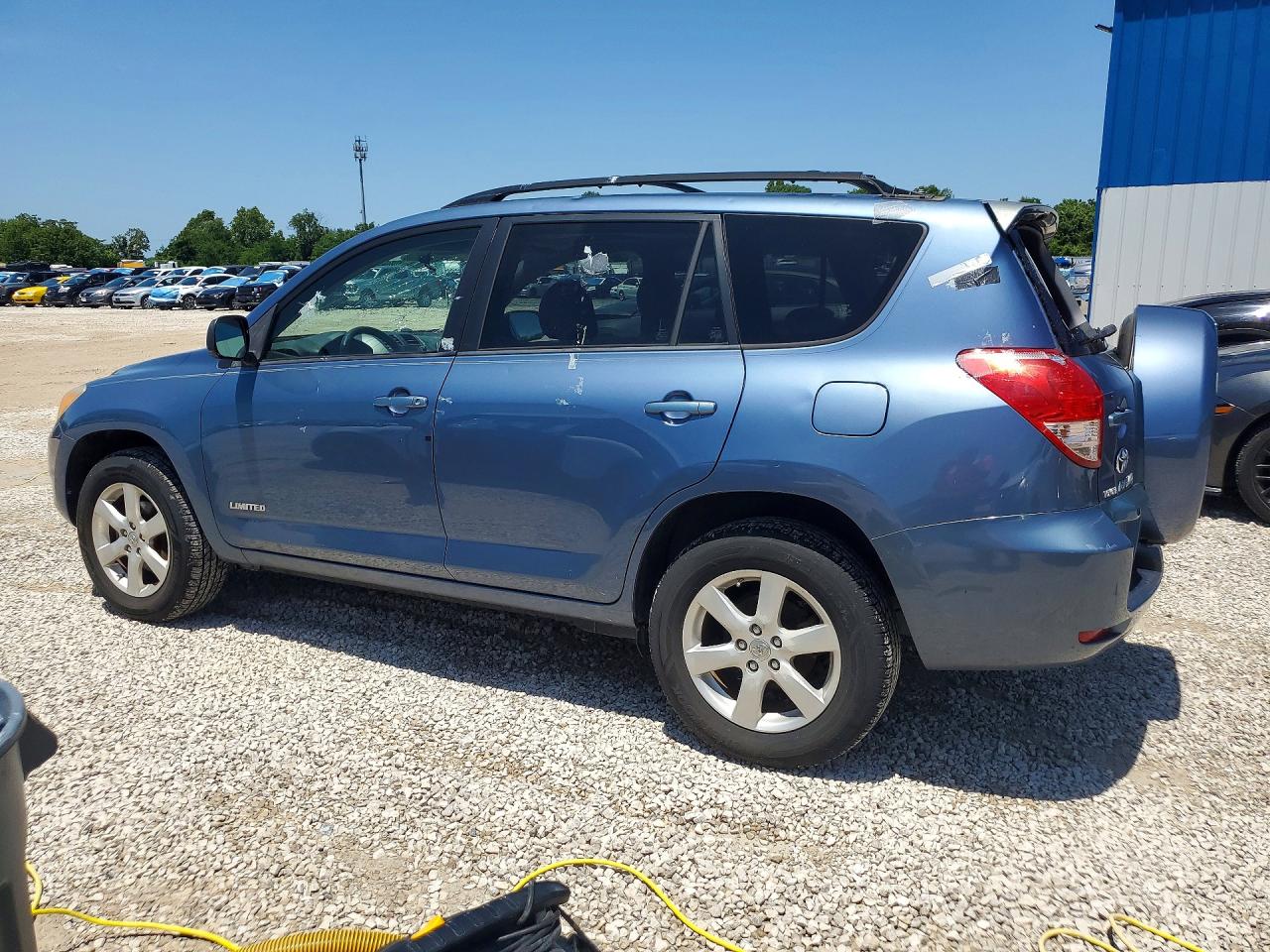 2008 Toyota Rav4 Limited Blue vin: JTMBK31V685057123