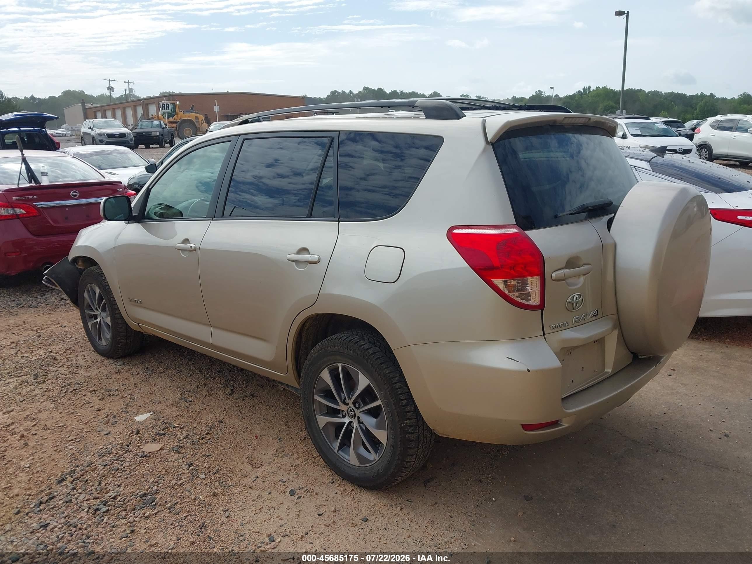 2008 Toyota Rav4 Ltd Beige vin: JTMBK31V685070907