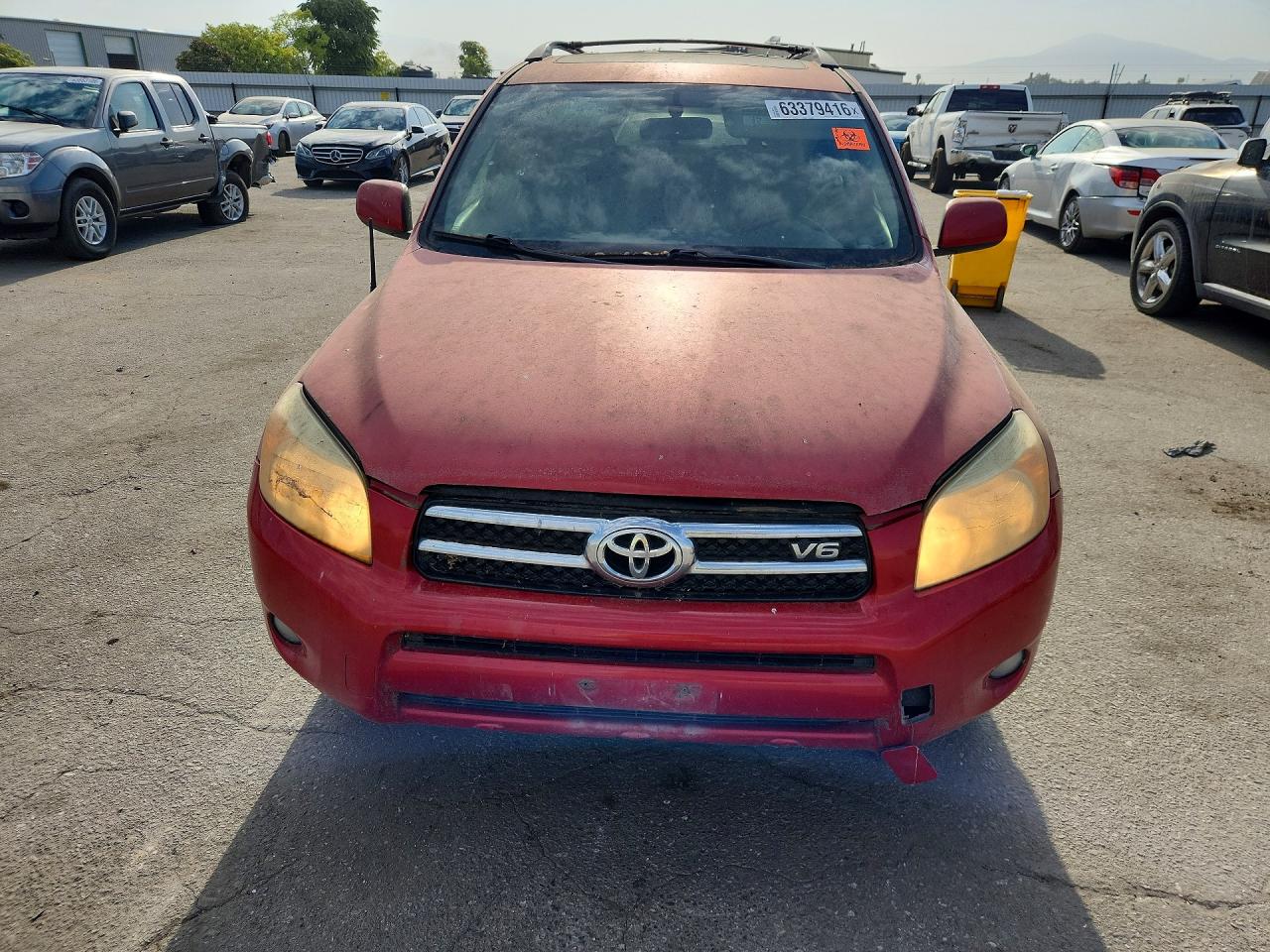 2008 Toyota Rav4 Limited Red vin: JTMBK31V686031177