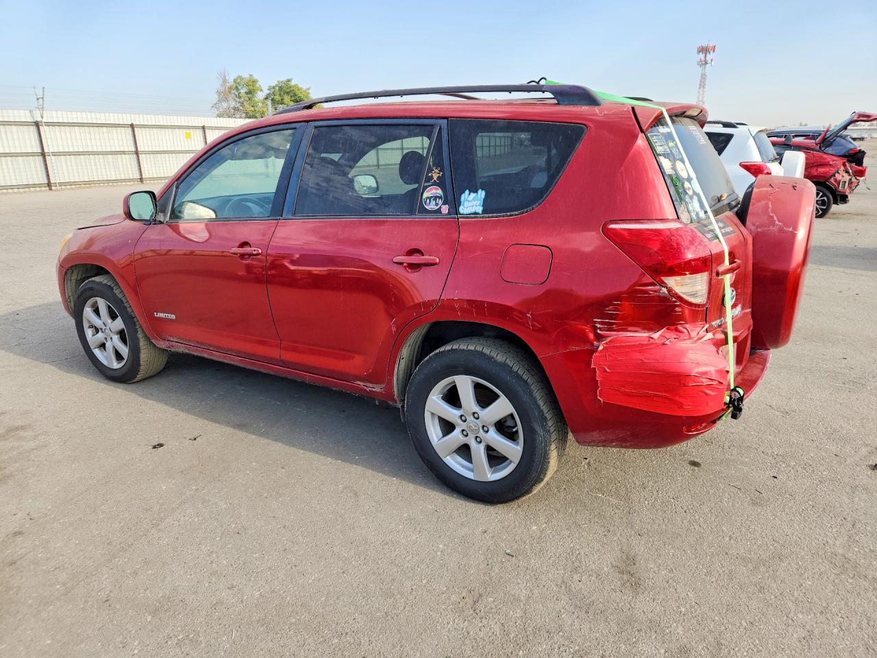 2008 Toyota Rav4 Limited Red vin: JTMBK31V686031177