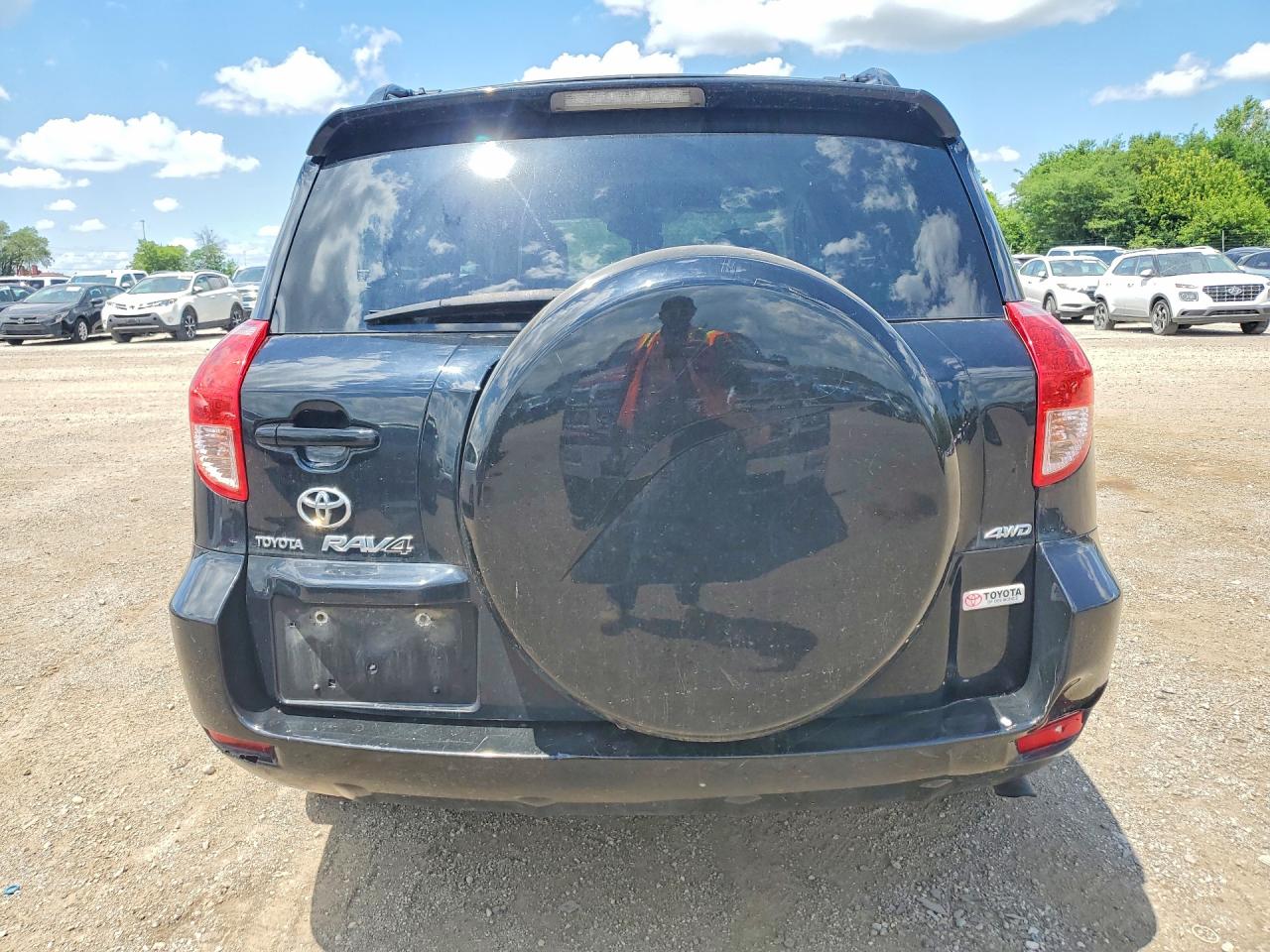 2008 Toyota Rav4 Limited Black vin: JTMBK31V686047248