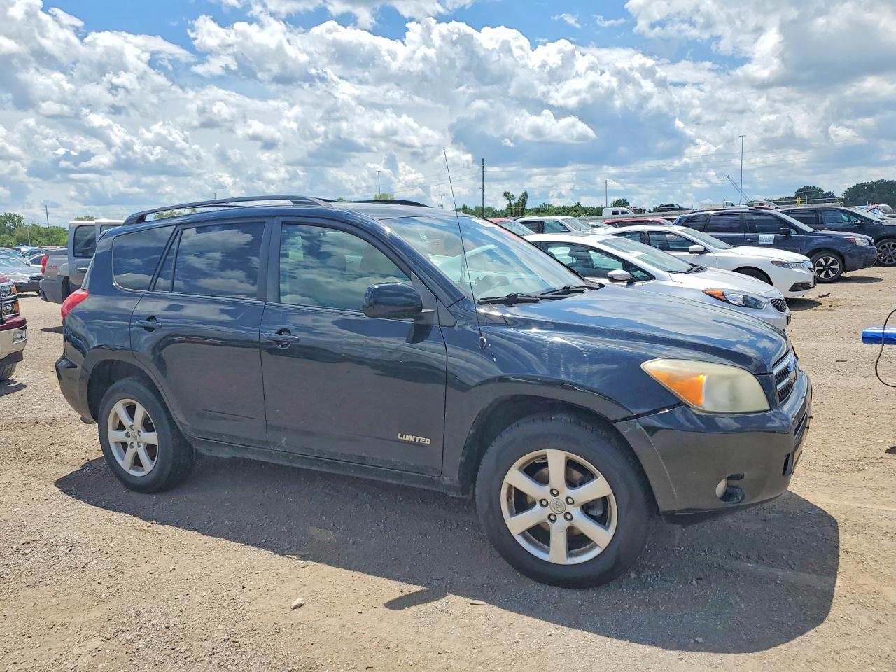 2008 Toyota Rav4 Limited Black vin: JTMBK31V686047248