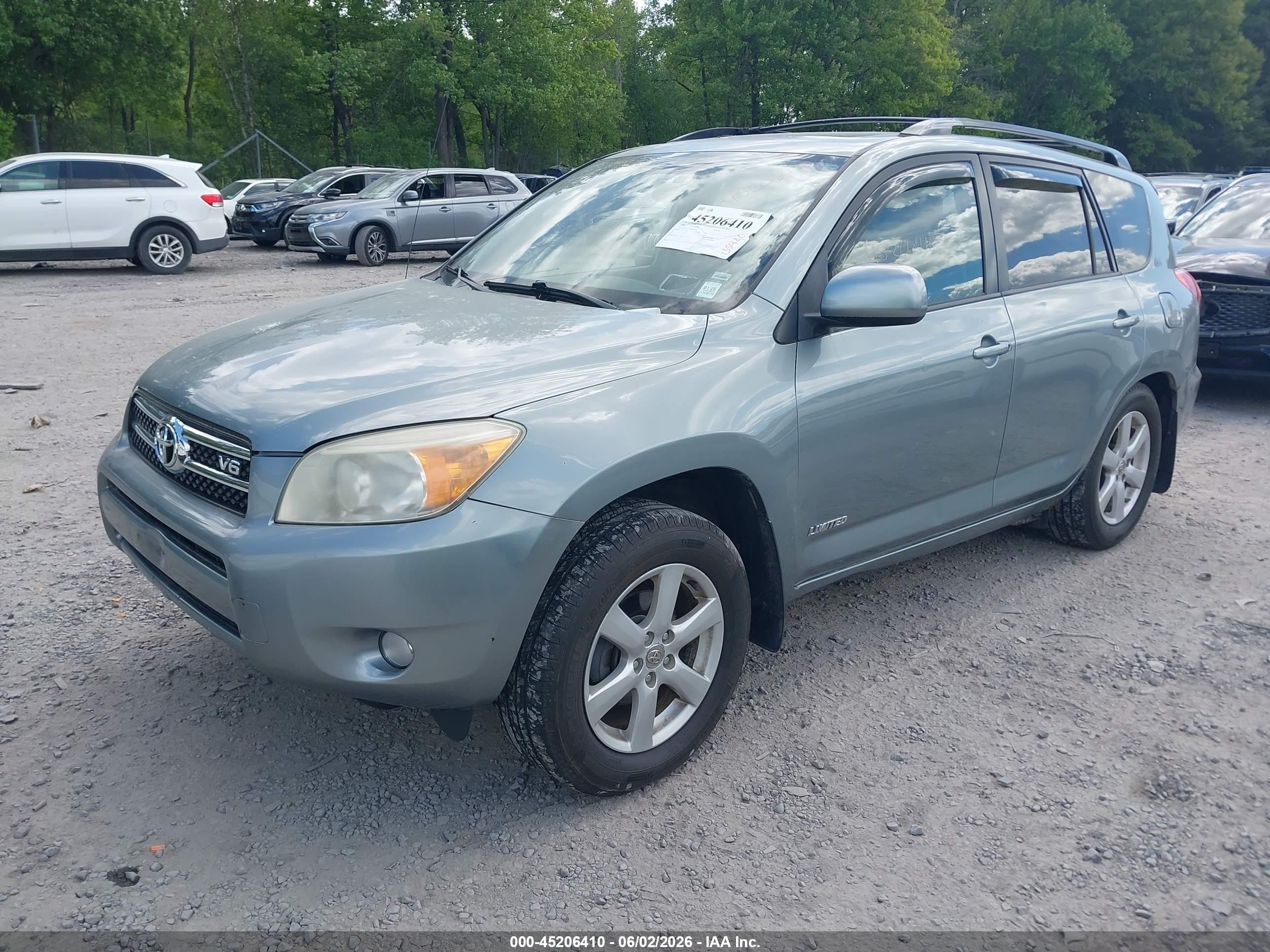 2006 Toyota Rav4 Limited V6 Green vin: JTMBK31V766007158
