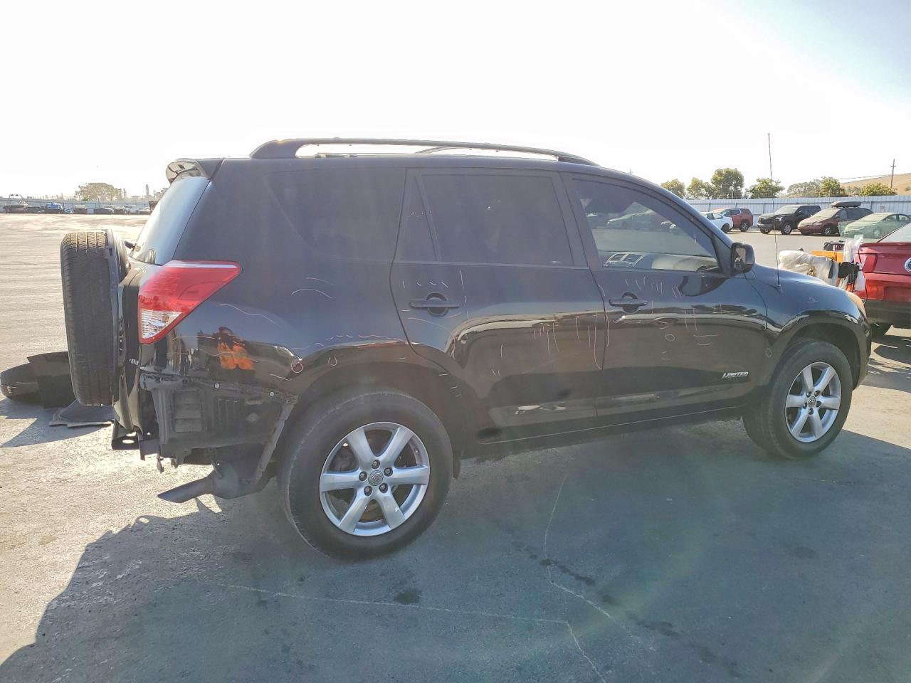 2007 Toyota Rav4 Limited Black vin: JTMBK31V775036442