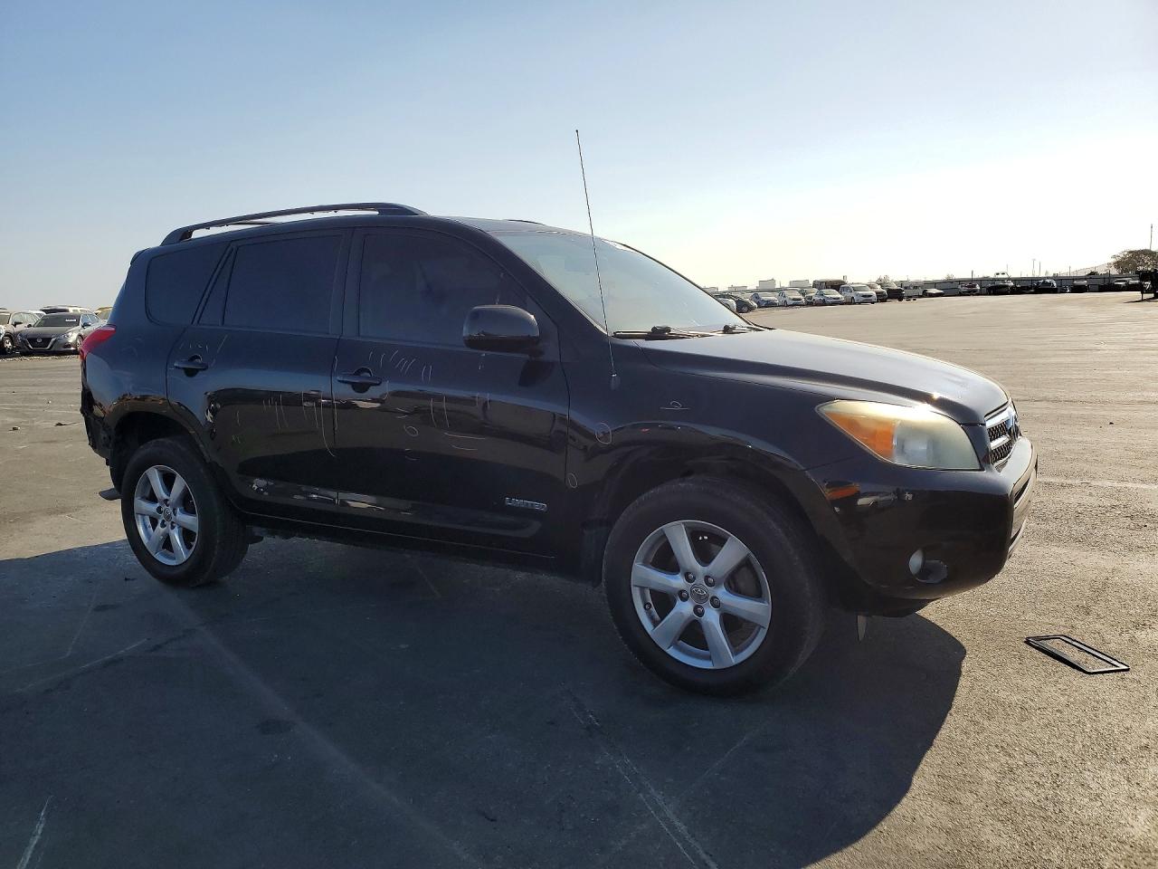 2007 Toyota Rav4 Limited Black vin: JTMBK31V775036442