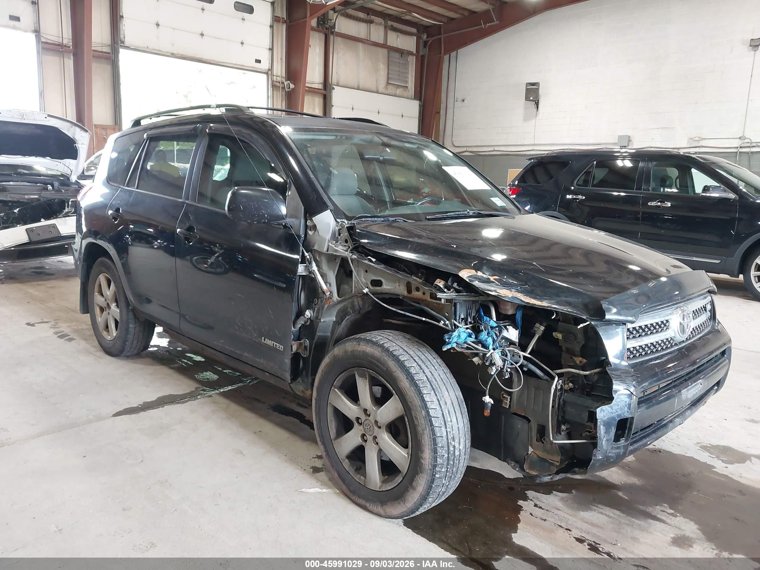 2007 Toyota Rav4 Limited Black vin: JTMBK31V776015035