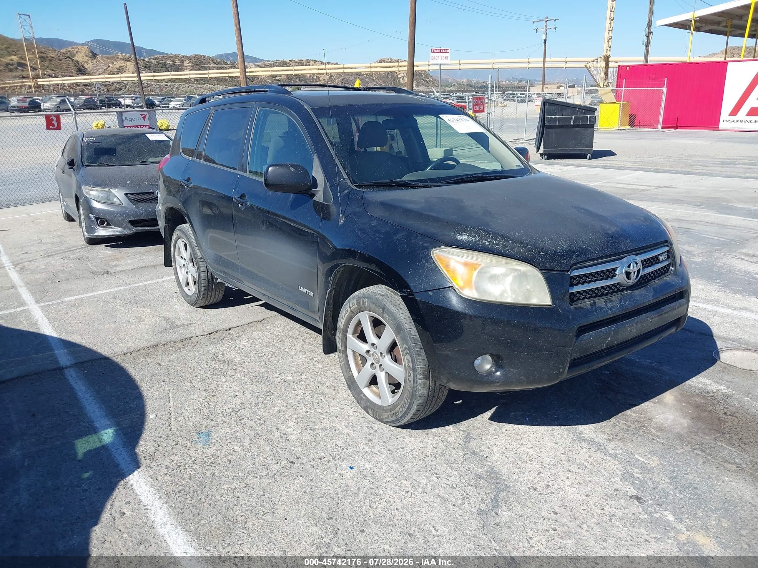 2007 Toyota Rav4 Limited Черный vin: JTMBK31V776021725