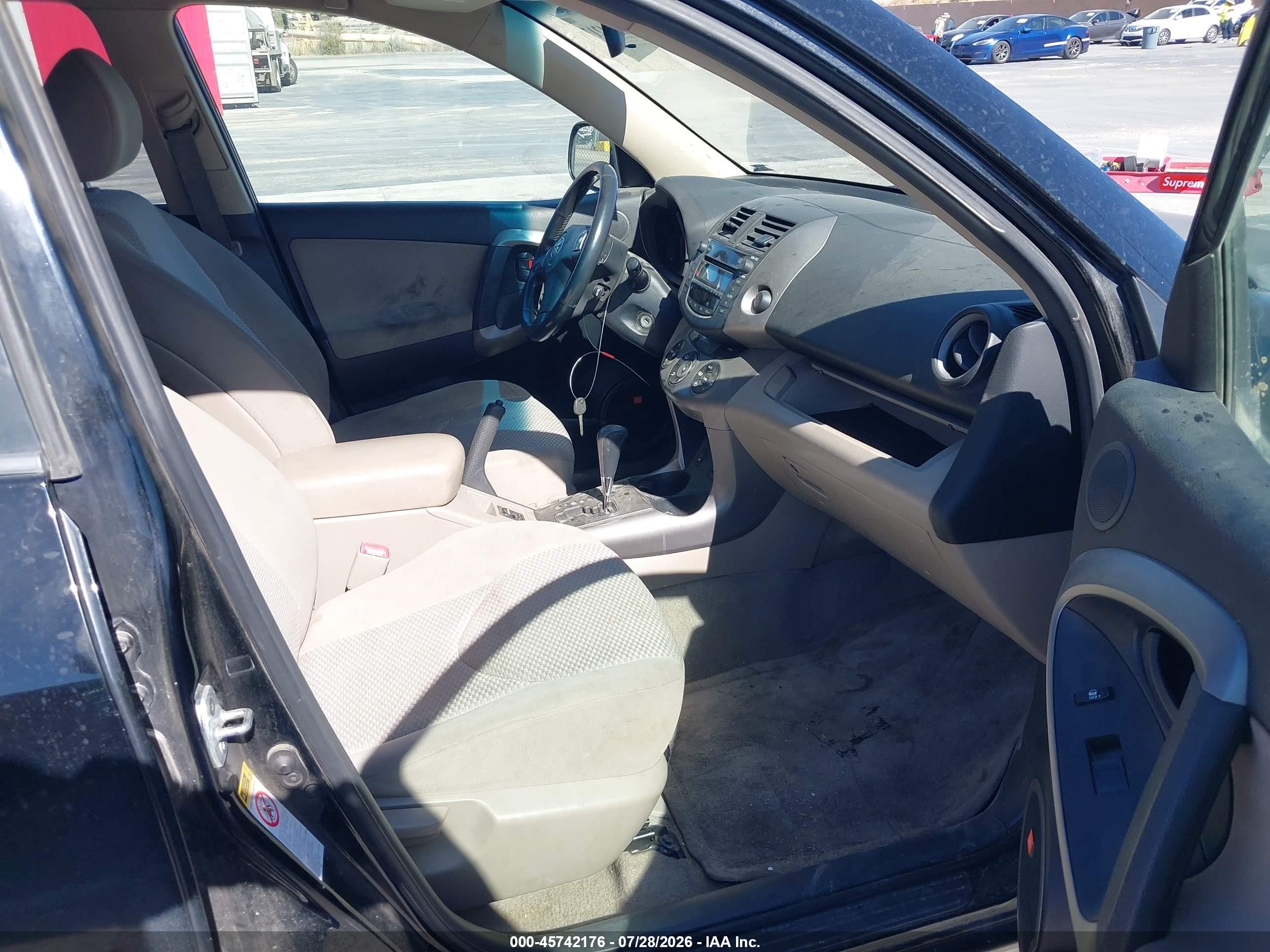 2007 Toyota Rav4 Limited Black vin: JTMBK31V776021725