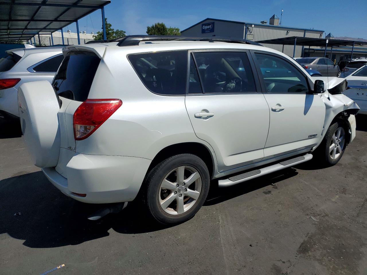 2008 Toyota Rav4 Limited White vin: JTMBK31V785057518