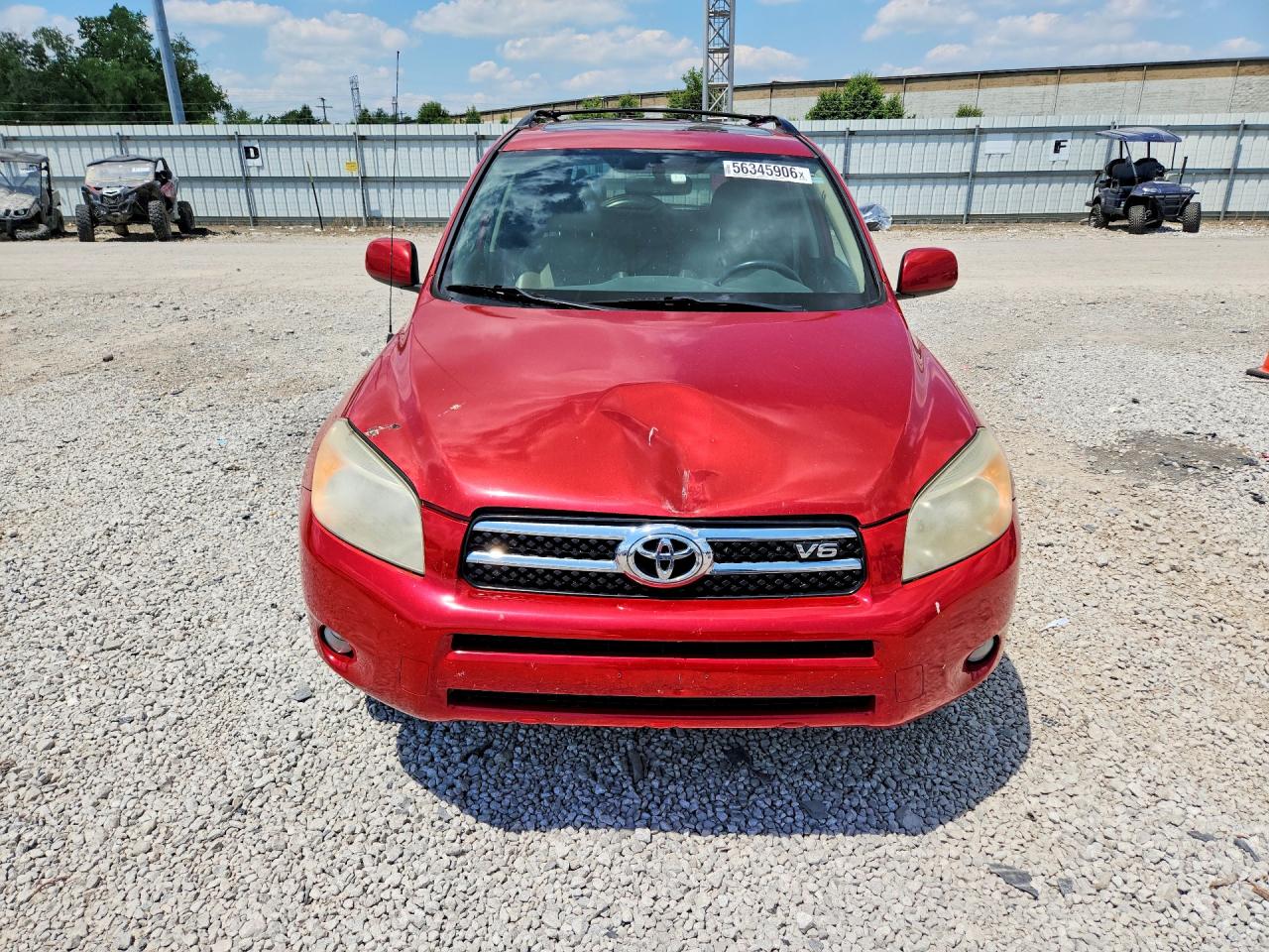 2008 Toyota Rav4 Limited Red vin: JTMBK31V786030300