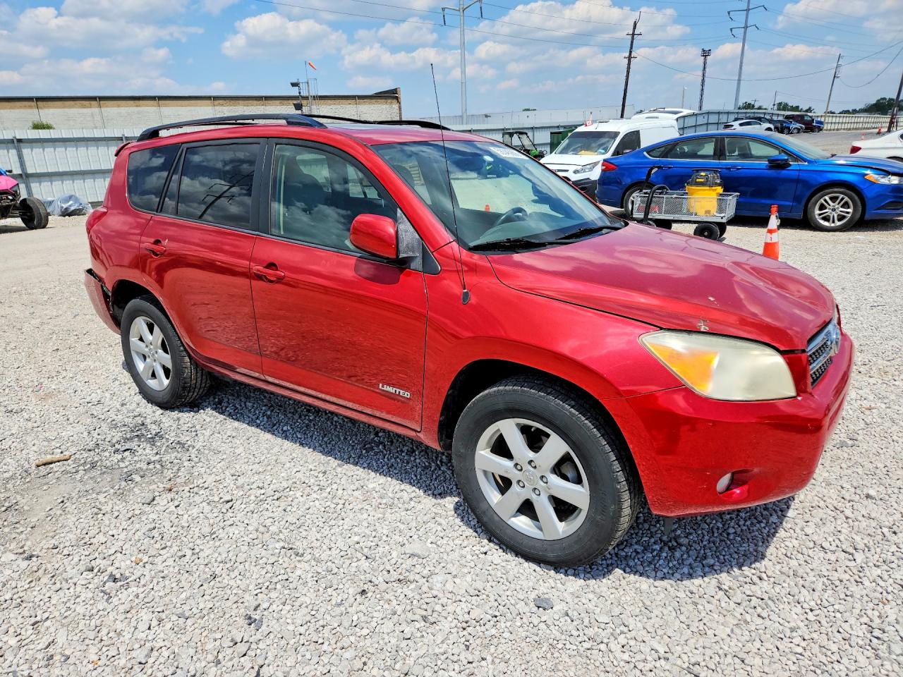 2008 Toyota Rav4 Limited Red vin: JTMBK31V786030300