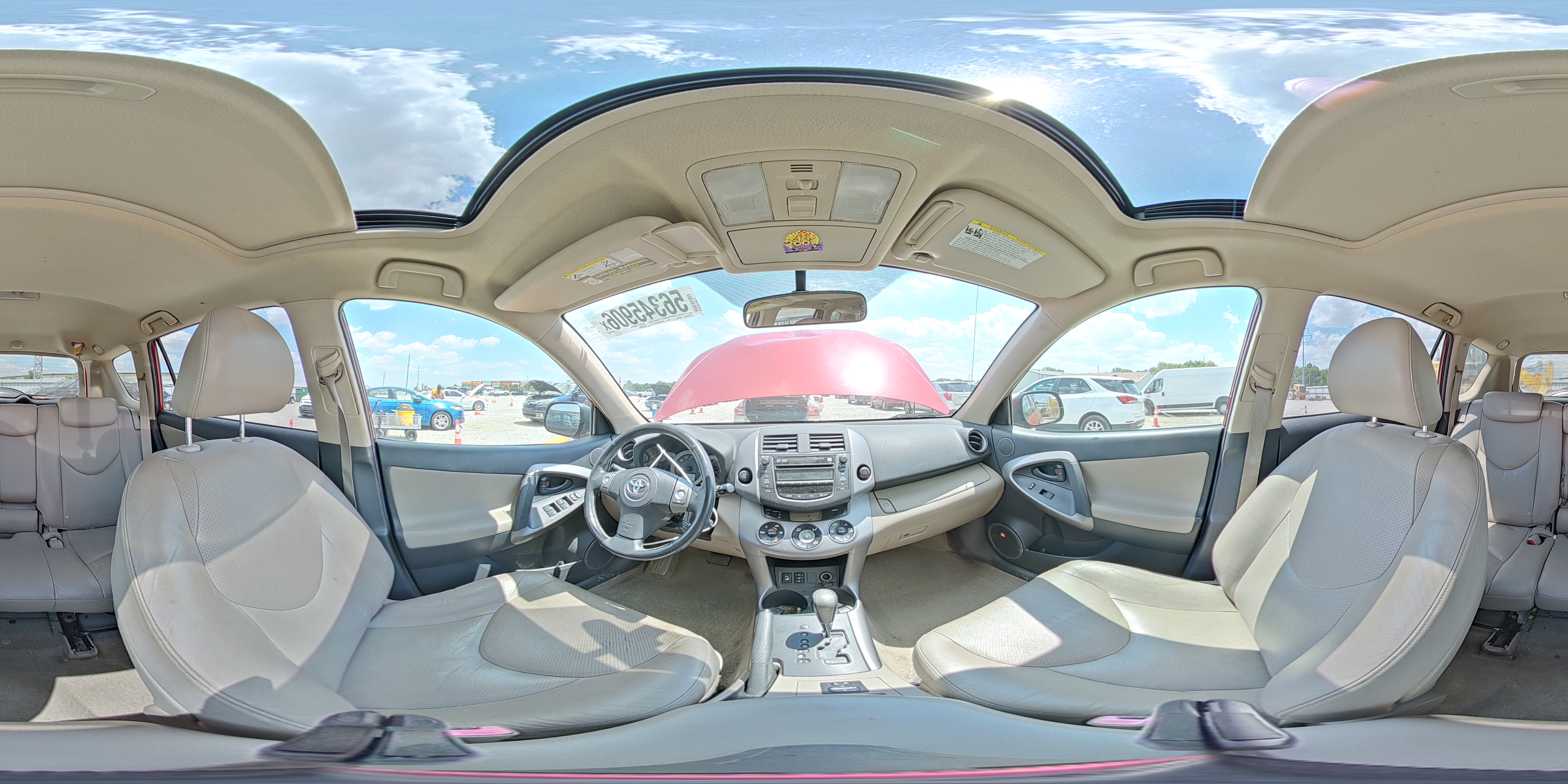 2008 Toyota Rav4 Limited Red vin: JTMBK31V786030300