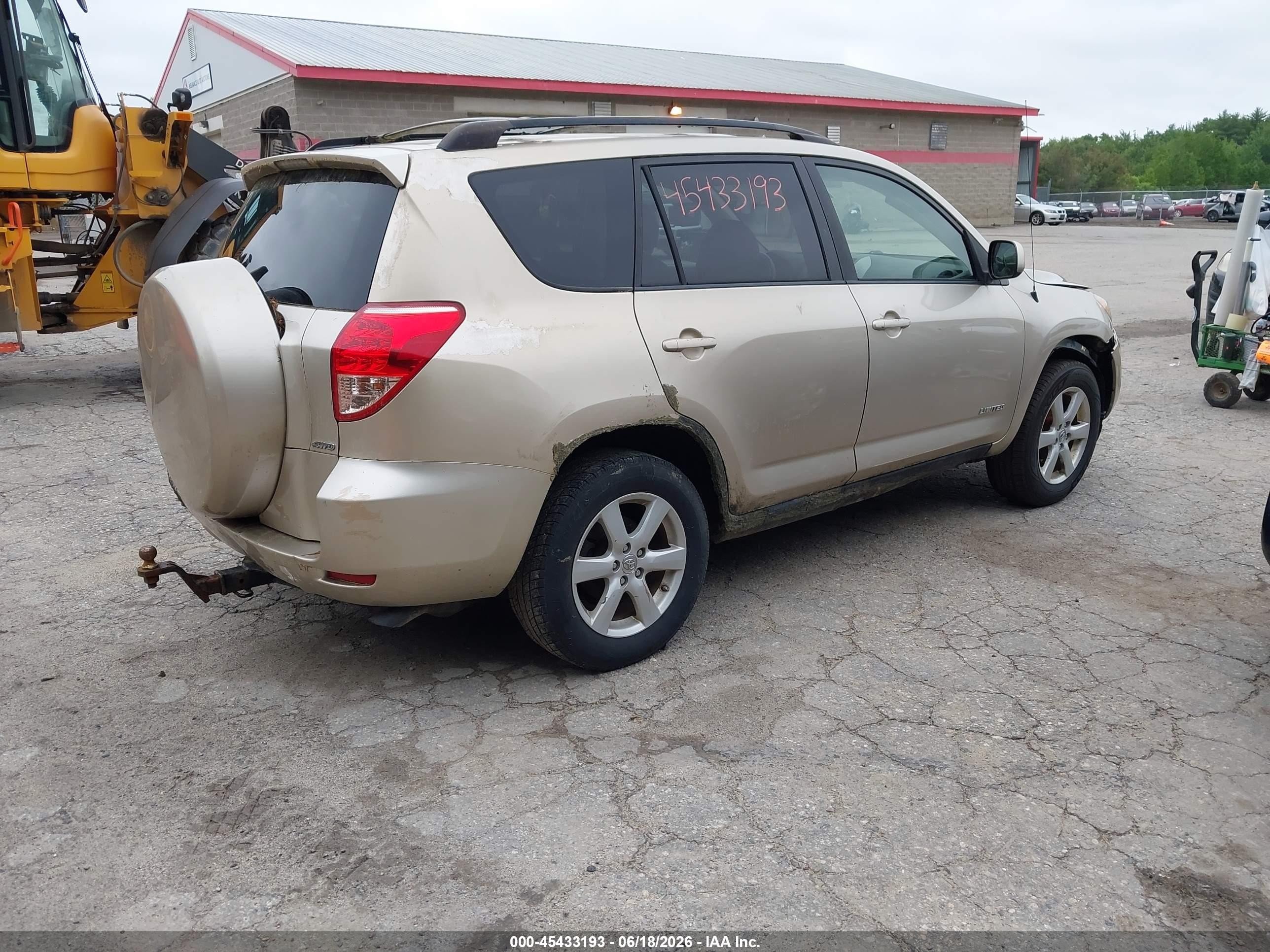 2008 Toyota Rav4 Limited V6 Gold vin: JTMBK31V786043337