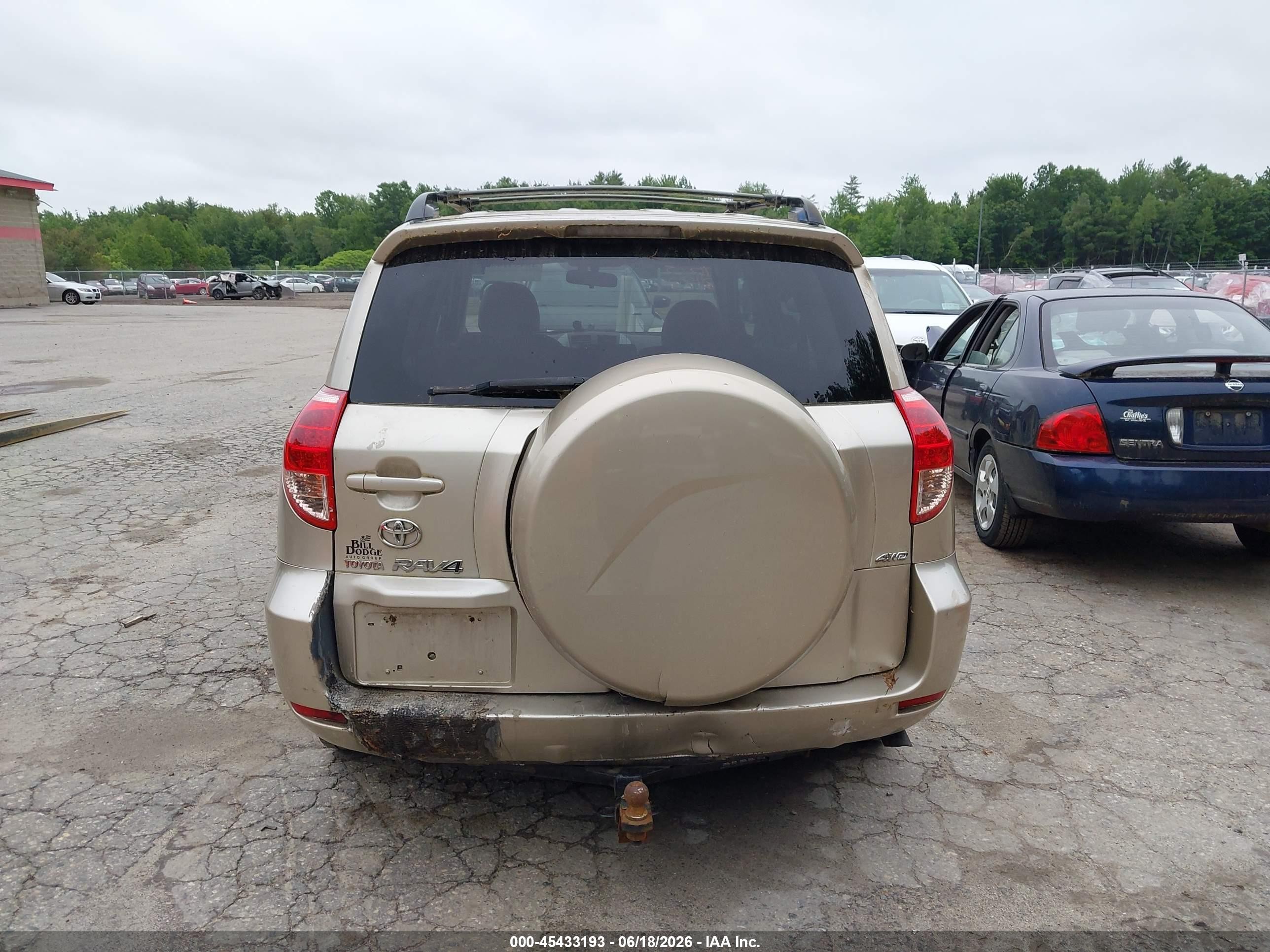 2008 Toyota Rav4 Limited V6 Gold vin: JTMBK31V786043337
