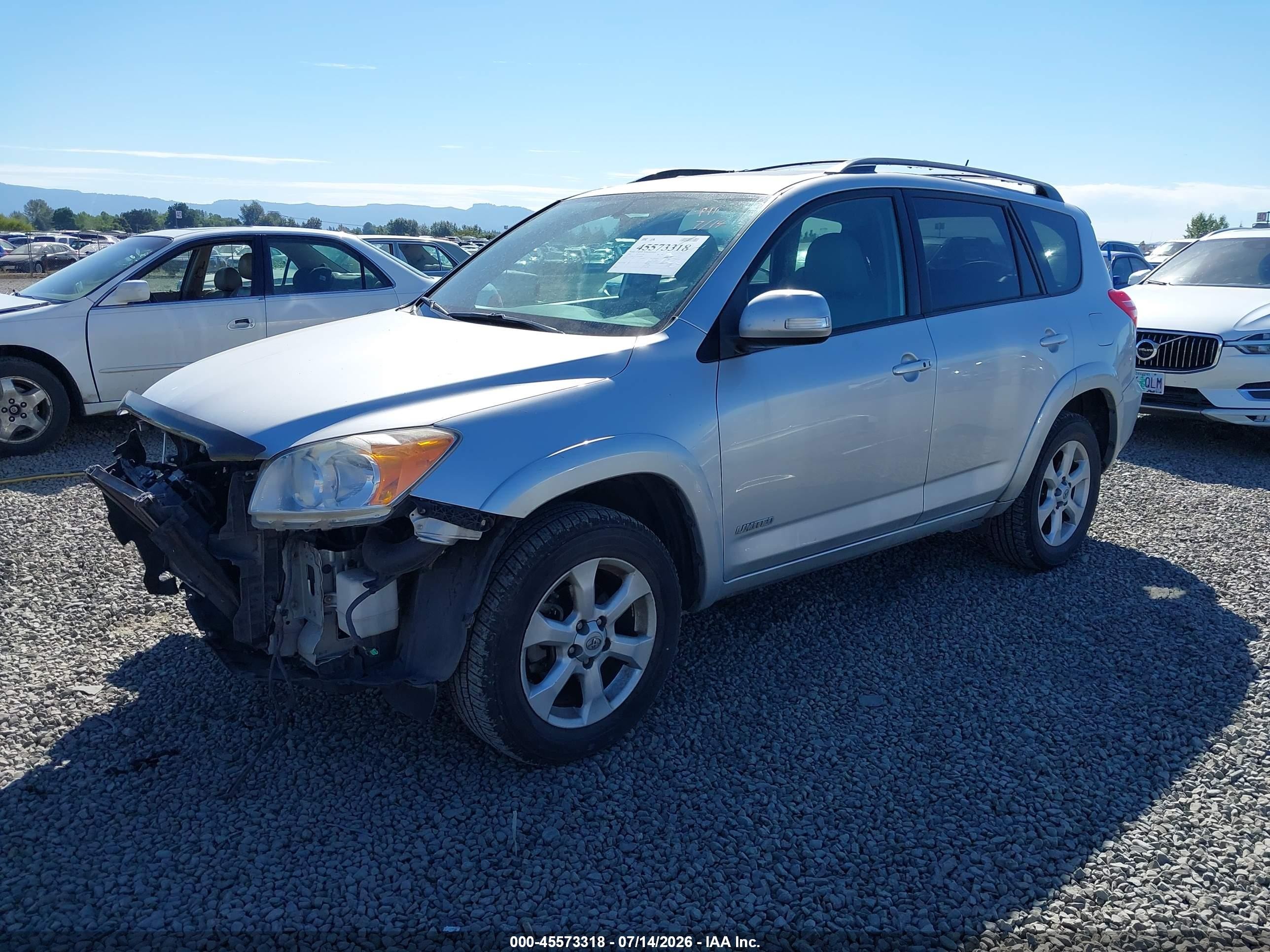 2009 Toyota Rav4 Limited V6 Серебряный vin: JTMBK31V79D008486