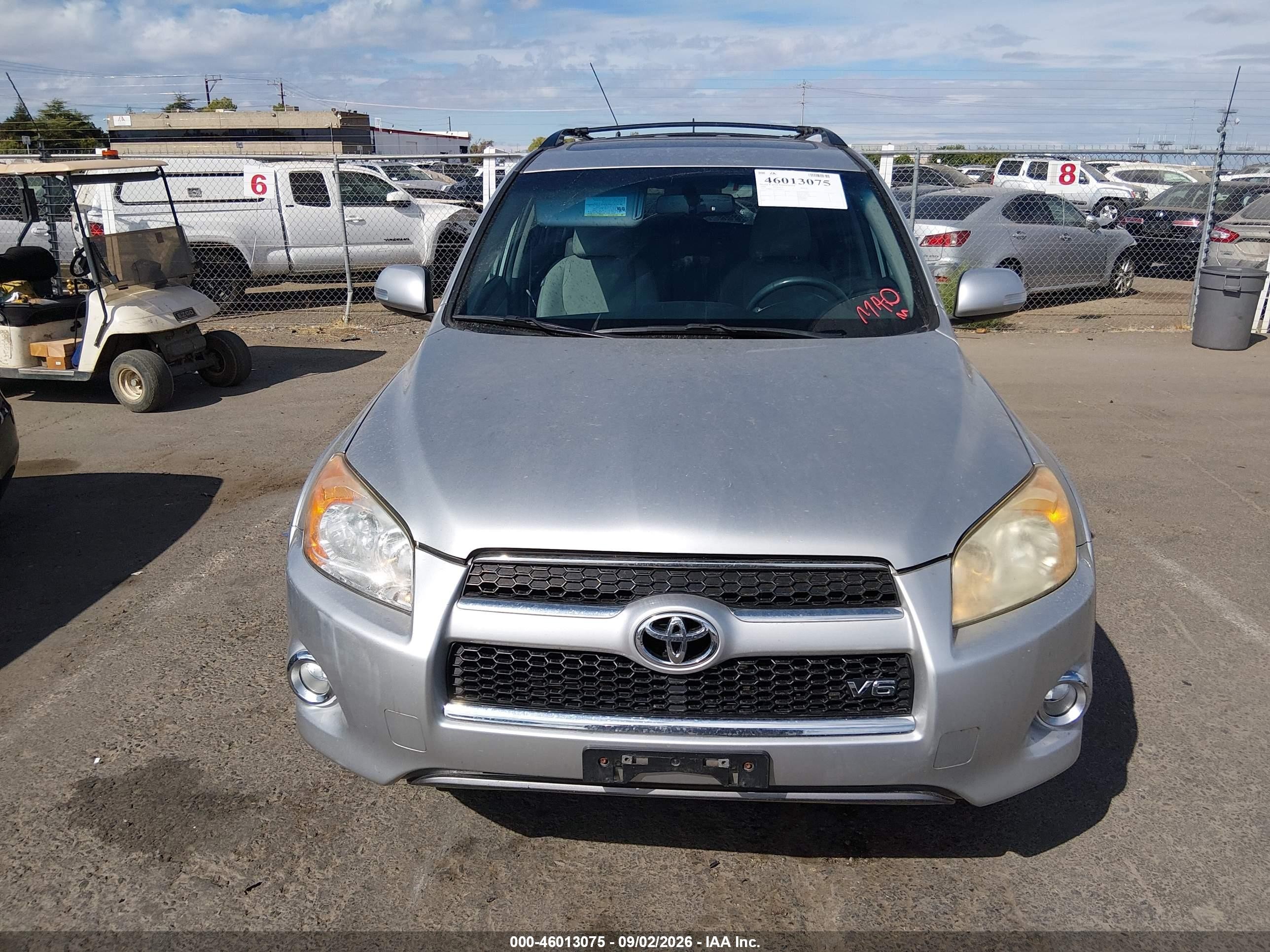2009 Toyota Rav4 Limited V6 Silver vin: JTMBK31V79D008777