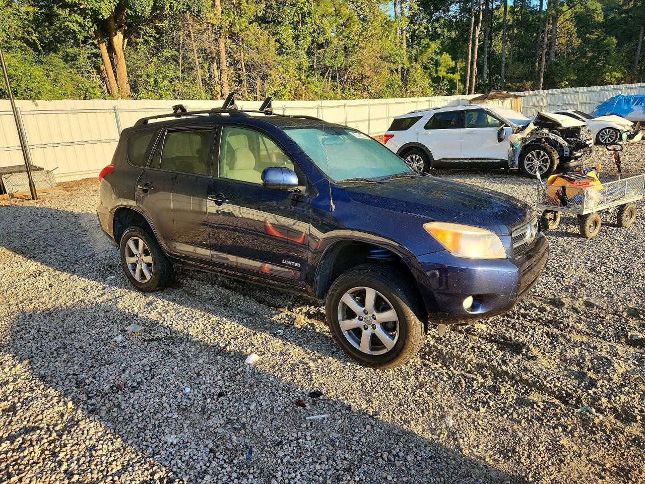 2007 Toyota Rav4 Limited Синий vin: JTMBK31V875015843