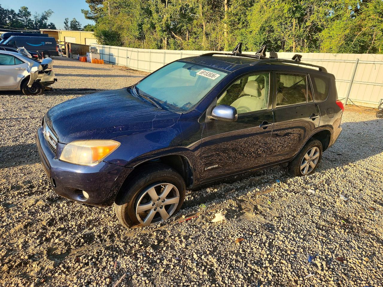 2007 Toyota Rav4 Limited Blue vin: JTMBK31V875015843