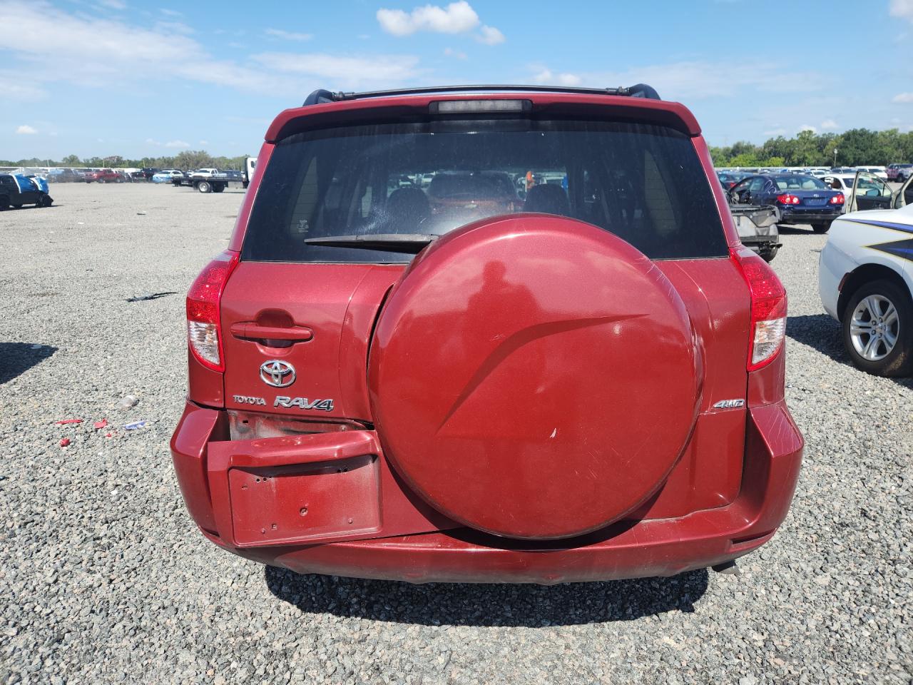 2007 Toyota Rav4 Limited Burgundy vin: JTMBK31V875021416