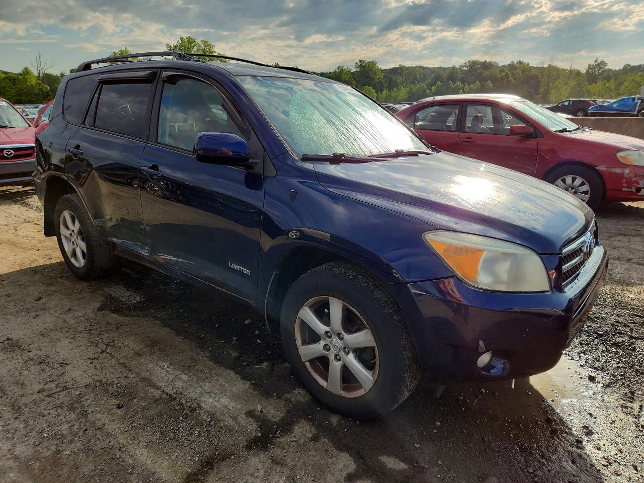 2007 Toyota Rav4 Limited Blue vin: JTMBK31V875021867