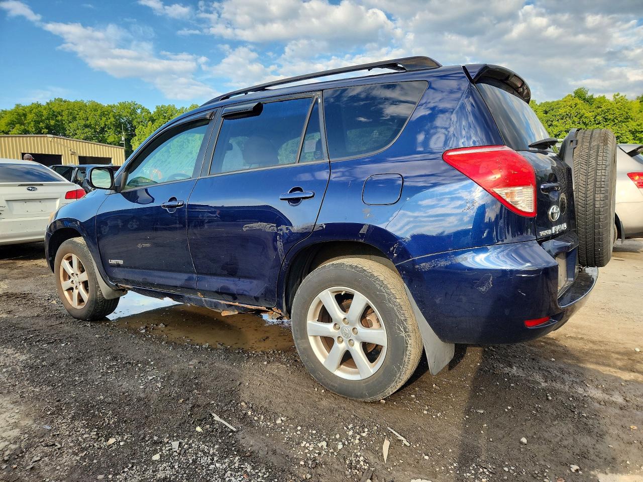 2007 Toyota Rav4 Limited Blue vin: JTMBK31V875021867