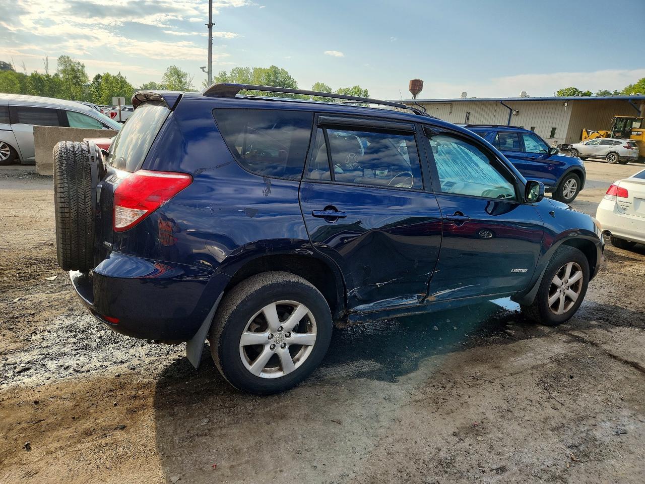 2007 Toyota Rav4 Limited Blue vin: JTMBK31V875021867