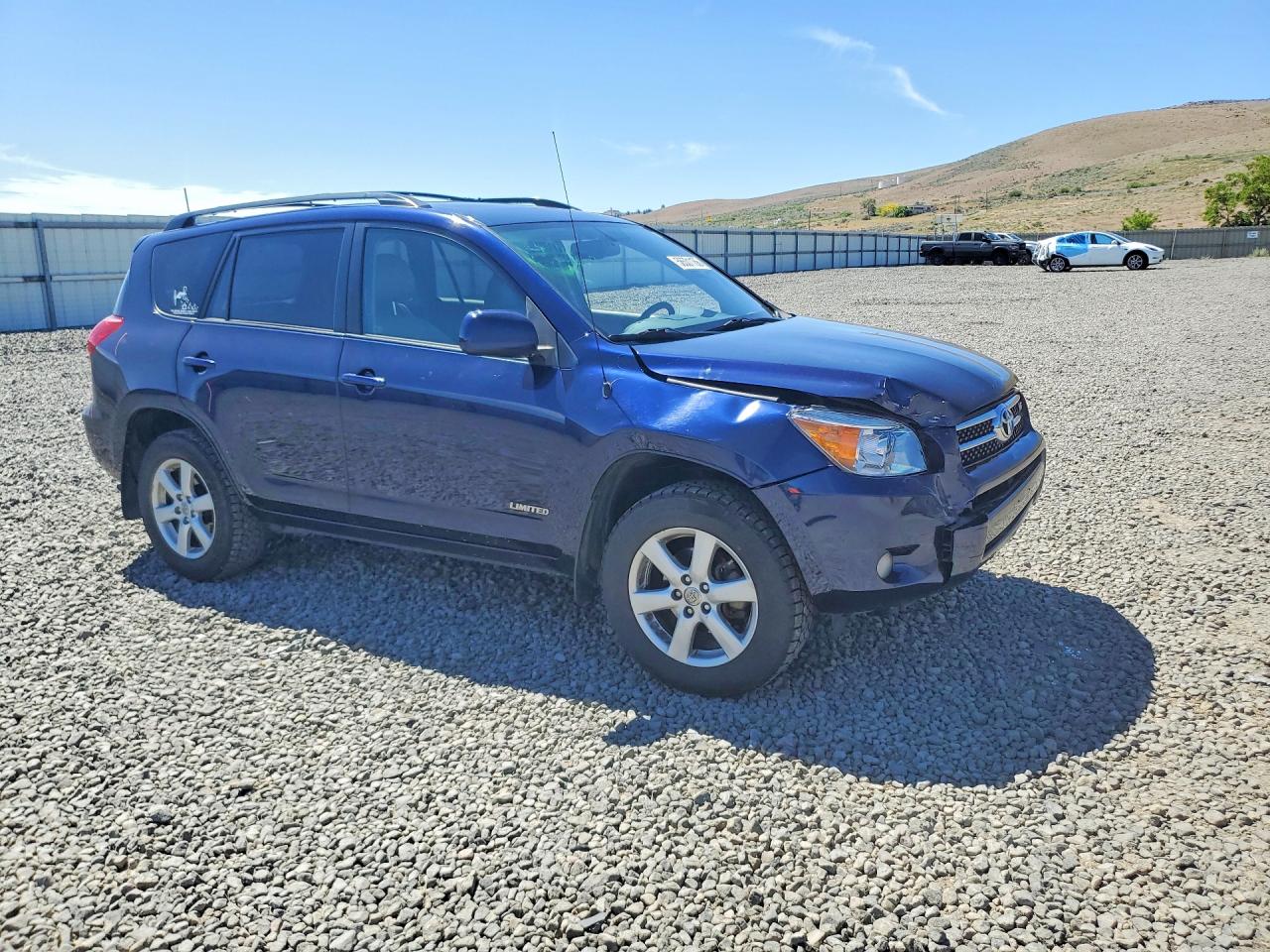 2007 Toyota Rav4 Limited Blue vin: JTMBK31V875026910