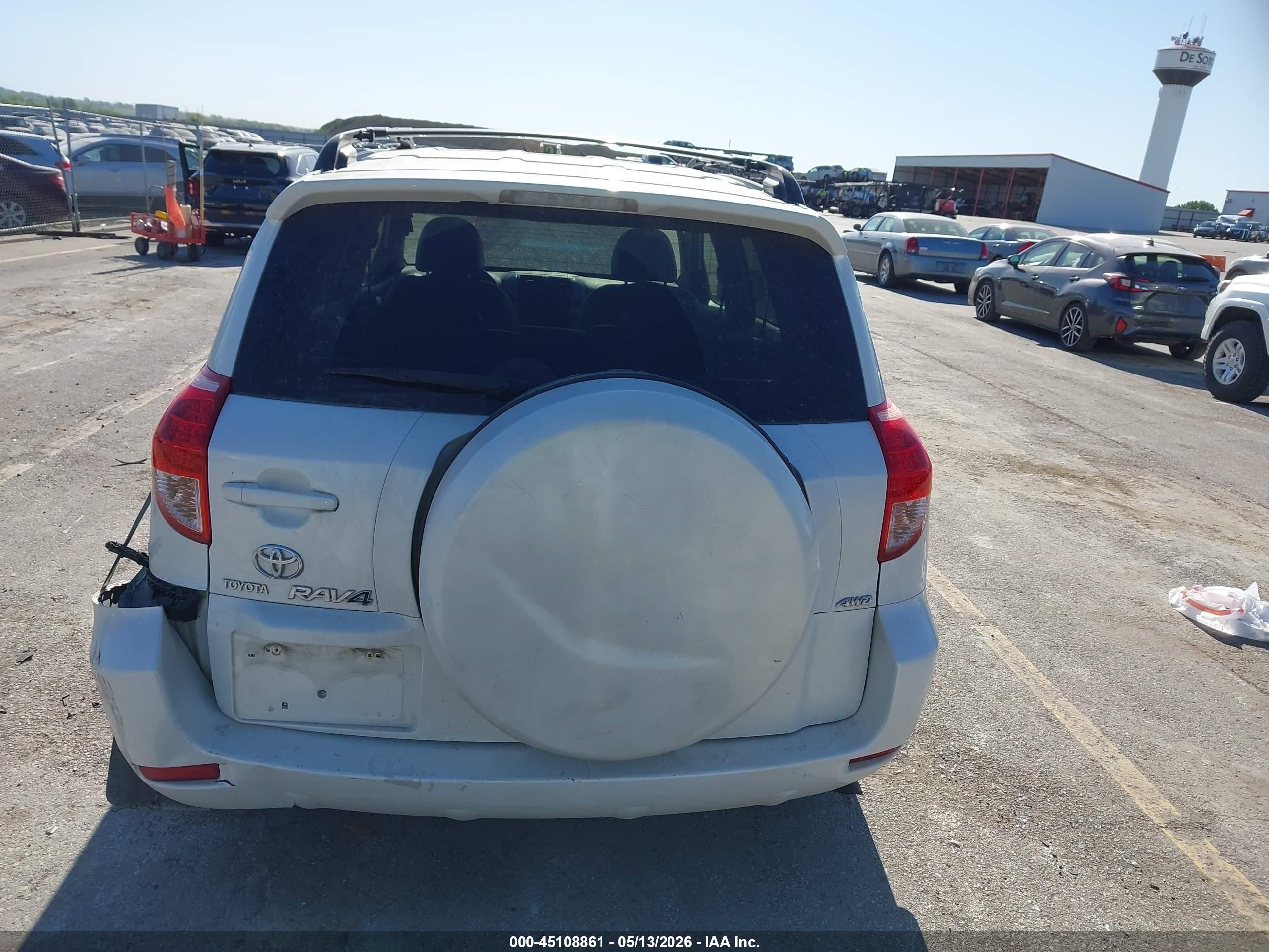 2007 Toyota Rav4 Limited V6 White vin: JTMBK31V875037406