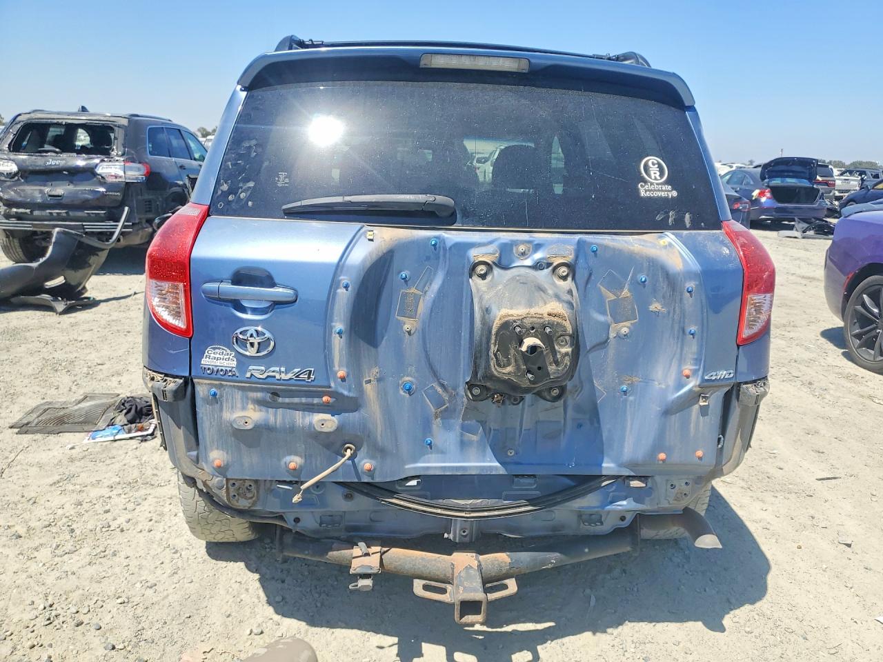 2007 Toyota Rav4 Limited Blue vin: JTMBK31V876019711