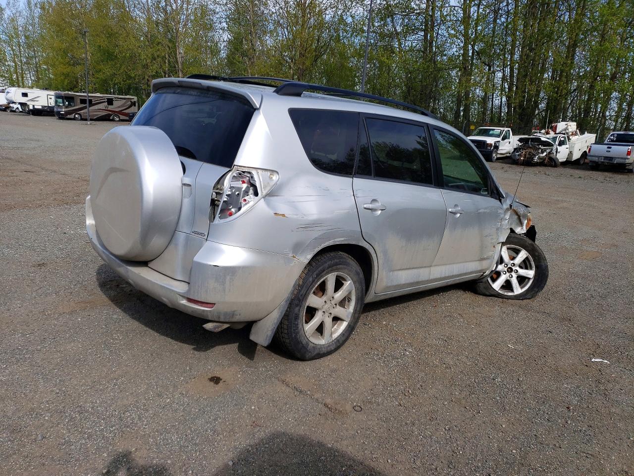 2007 Toyota Rav4 Limited Silver vin: JTMBK31V876026285