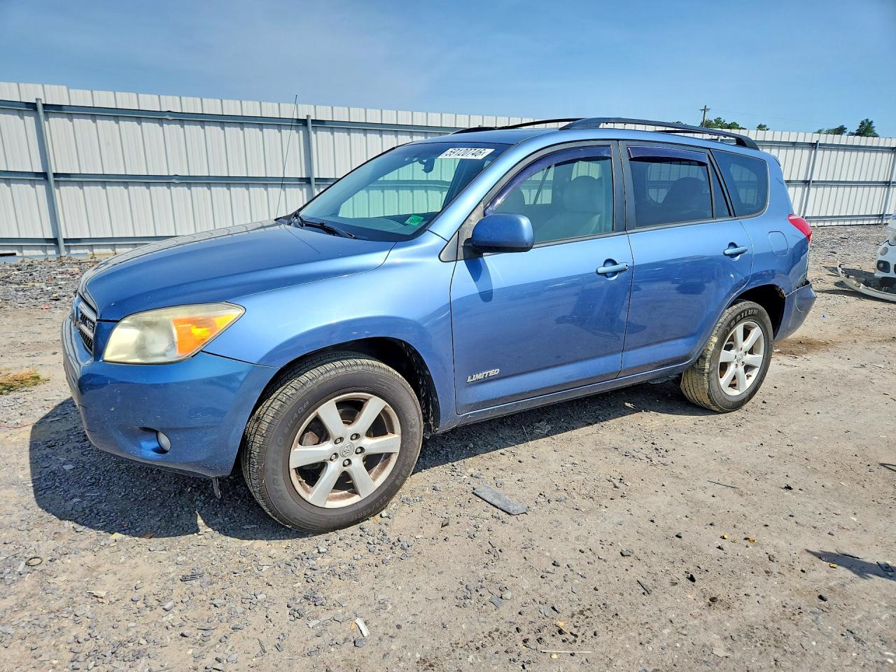 2008 Toyota Rav4 Limited Blue vin: JTMBK31V885057110
