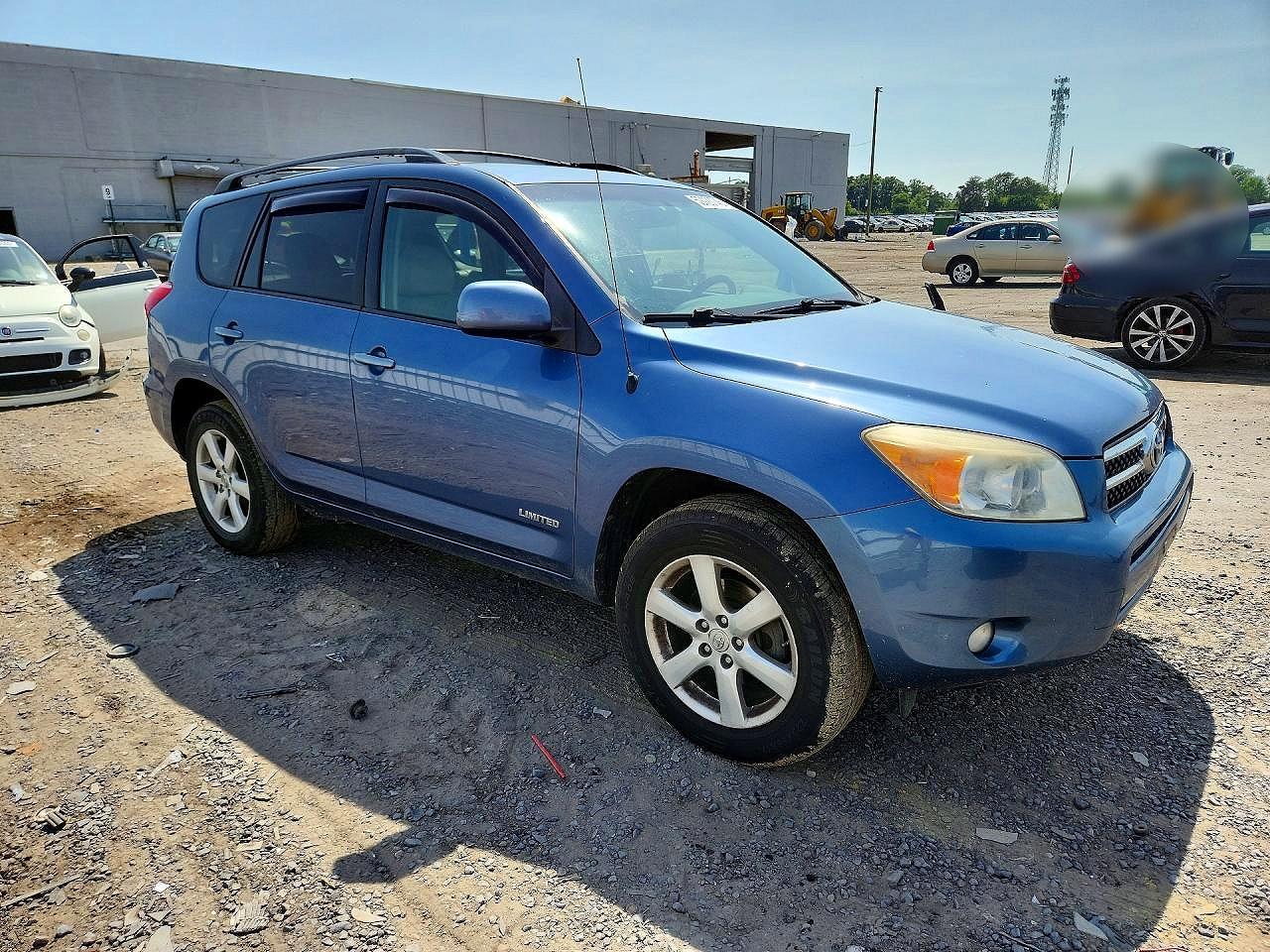 2008 Toyota Rav4 Limited Blue vin: JTMBK31V885057110