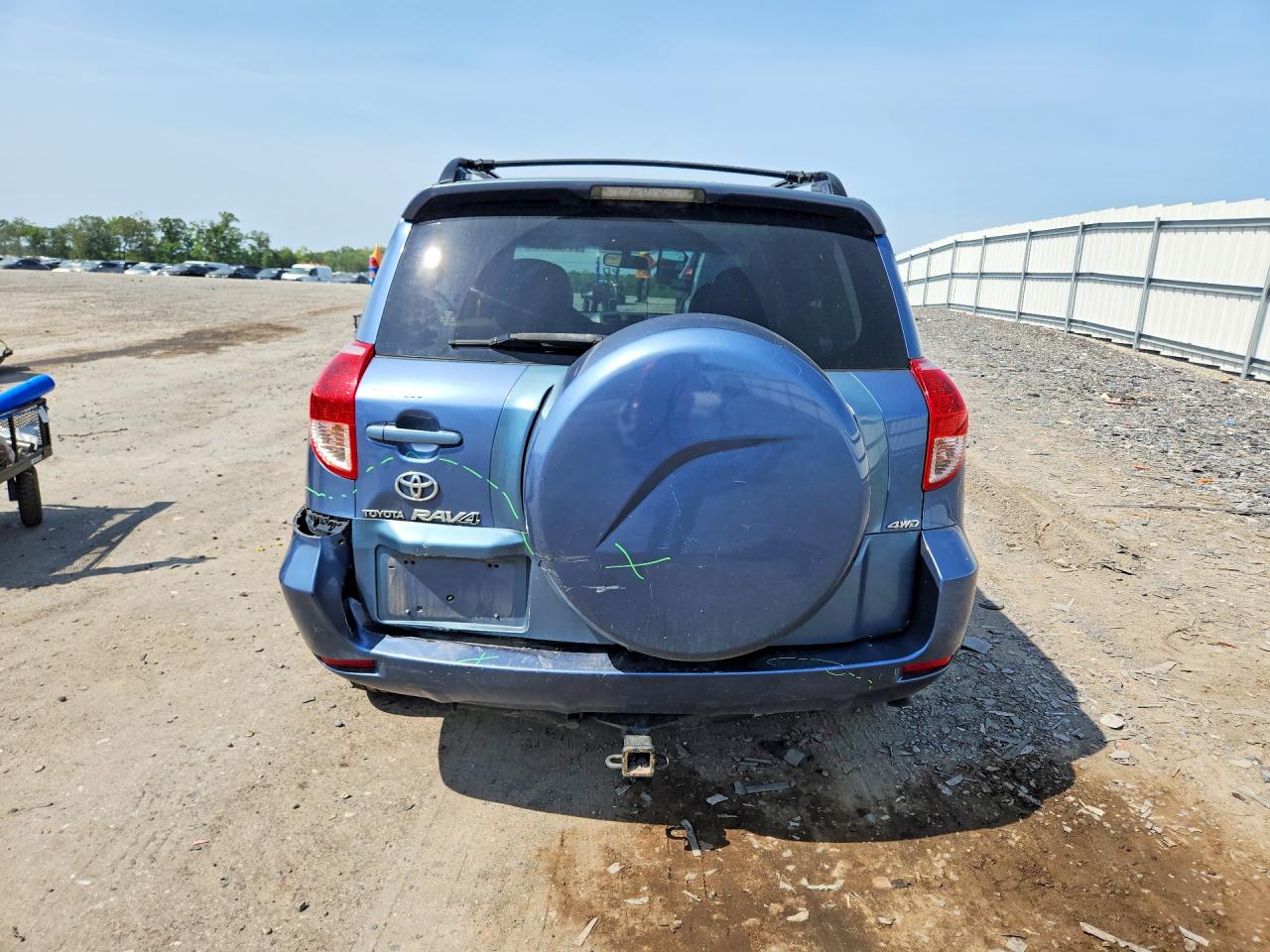 2008 Toyota Rav4 Limited Blue vin: JTMBK31V885057110