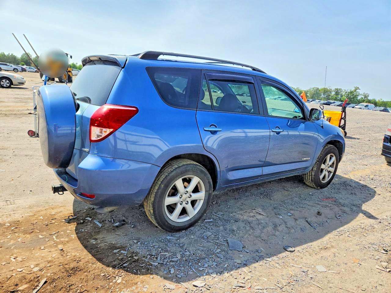 2008 Toyota Rav4 Limited Blue vin: JTMBK31V885057110