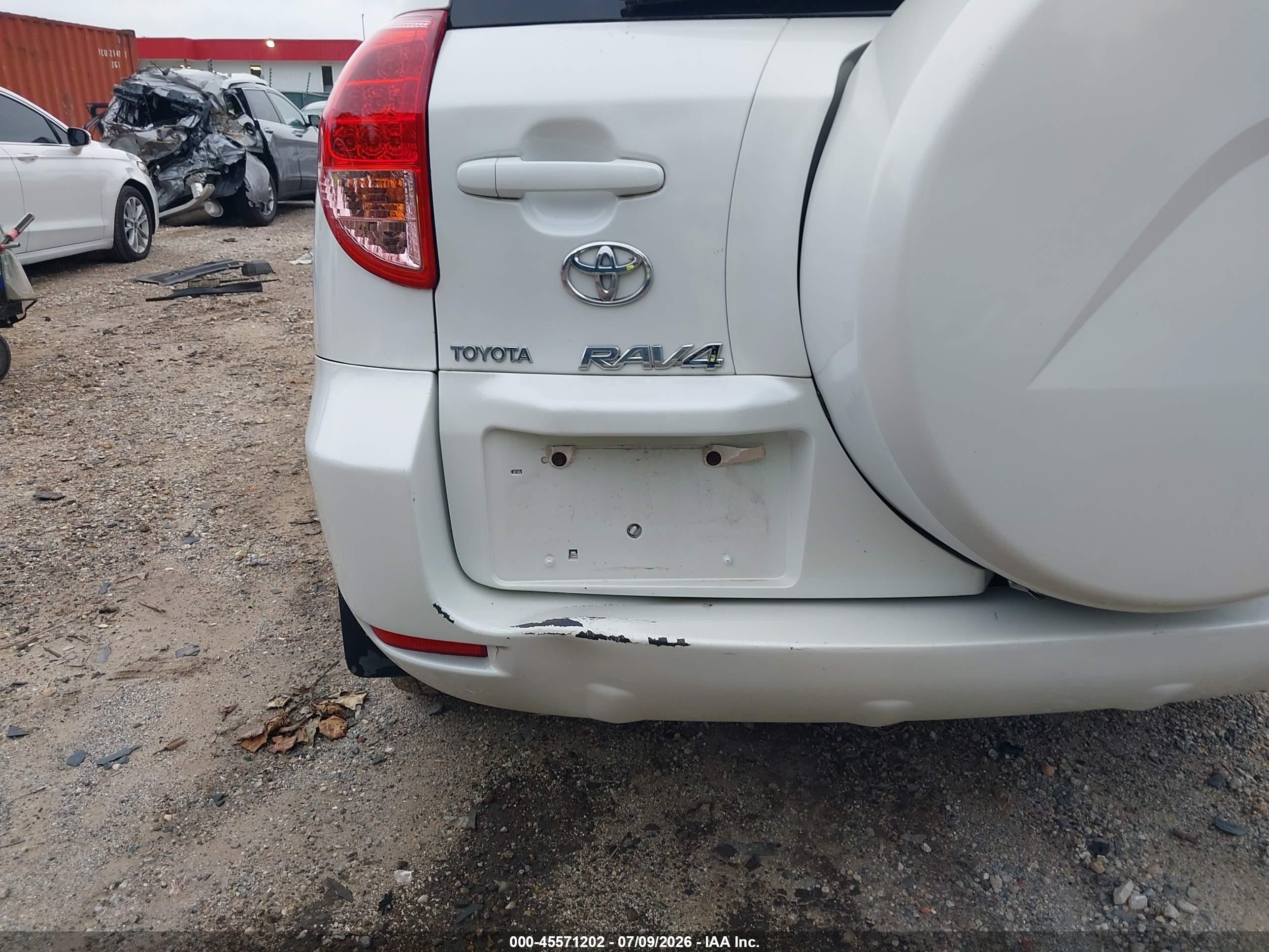 2008 Toyota Rav4 Limited V6 White vin: JTMBK31V885068933