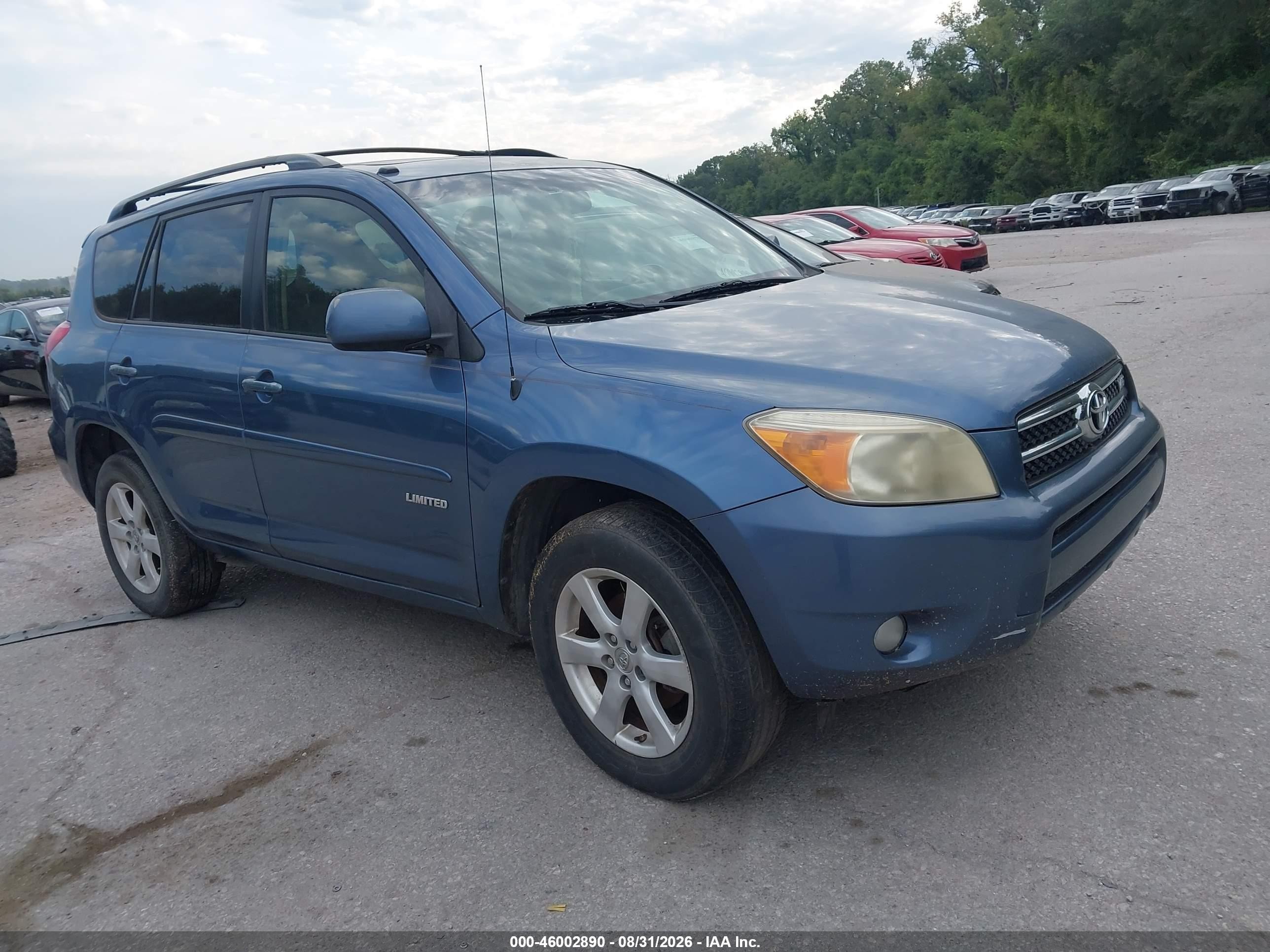 2008 Toyota Rav4 Limited V6 Light Blue vin: JTMBK31V886046800
