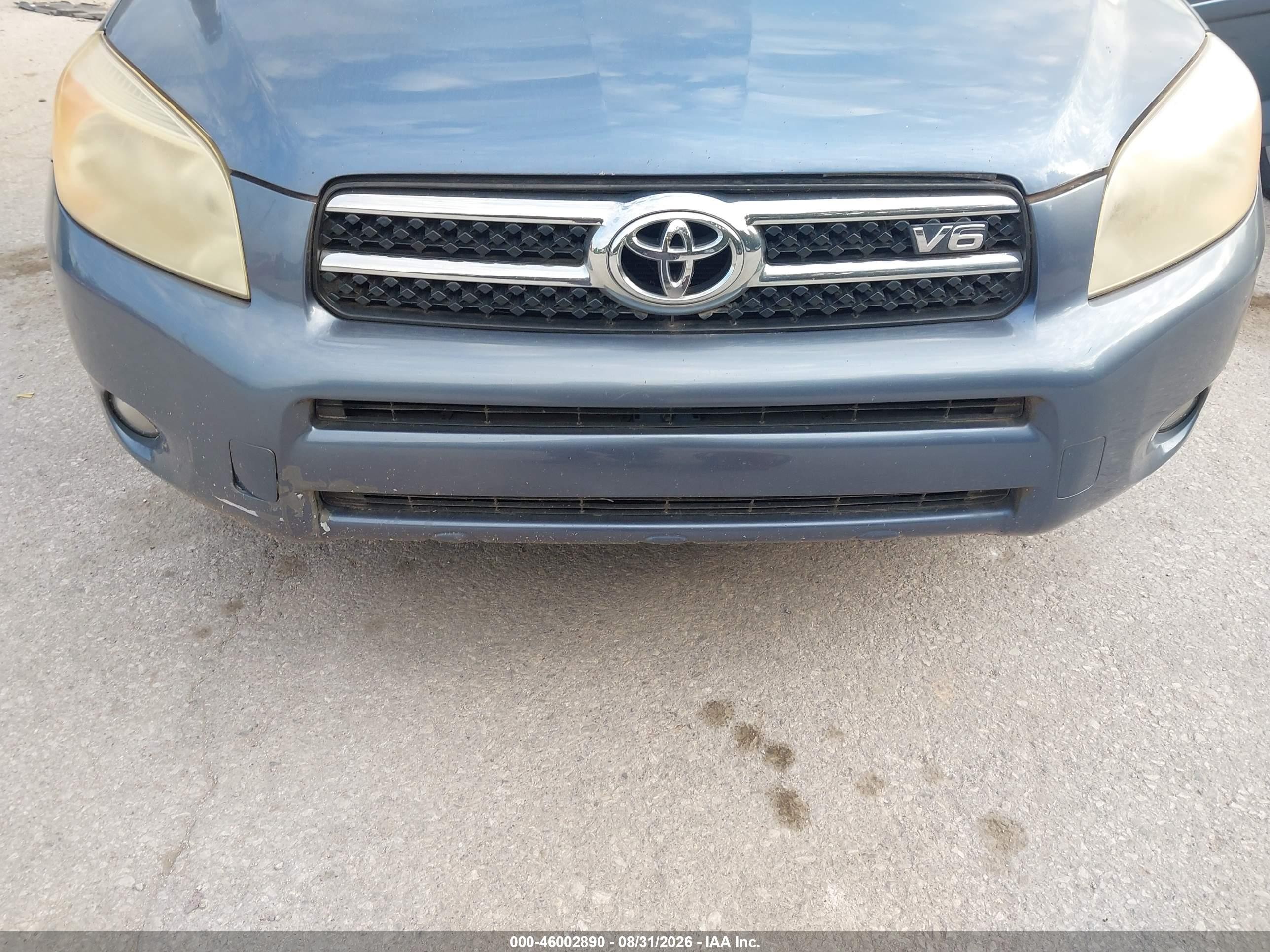 2008 Toyota Rav4 Limited V6 Light Blue vin: JTMBK31V886046800