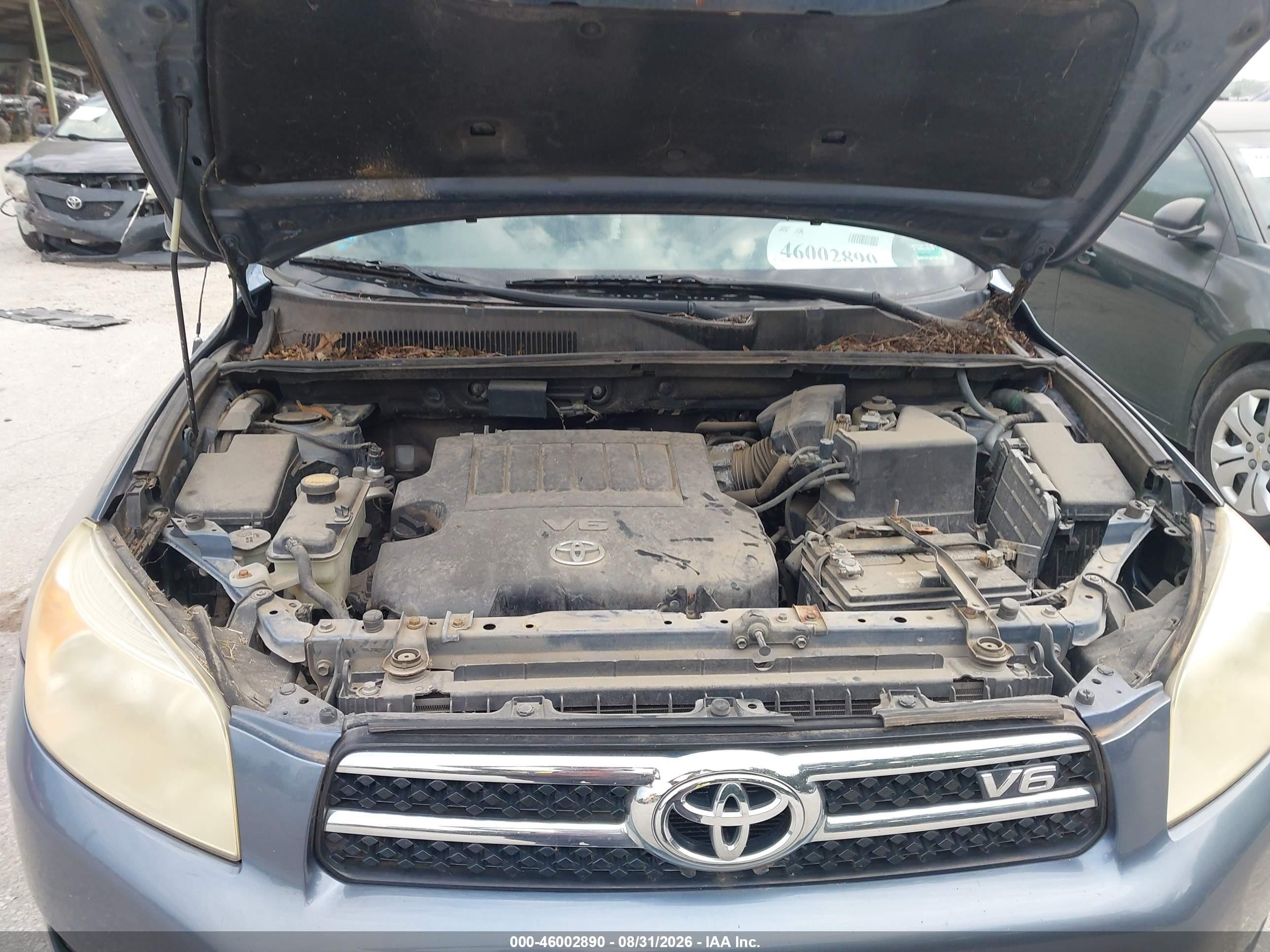 2008 Toyota Rav4 Limited V6 Light Blue vin: JTMBK31V886046800