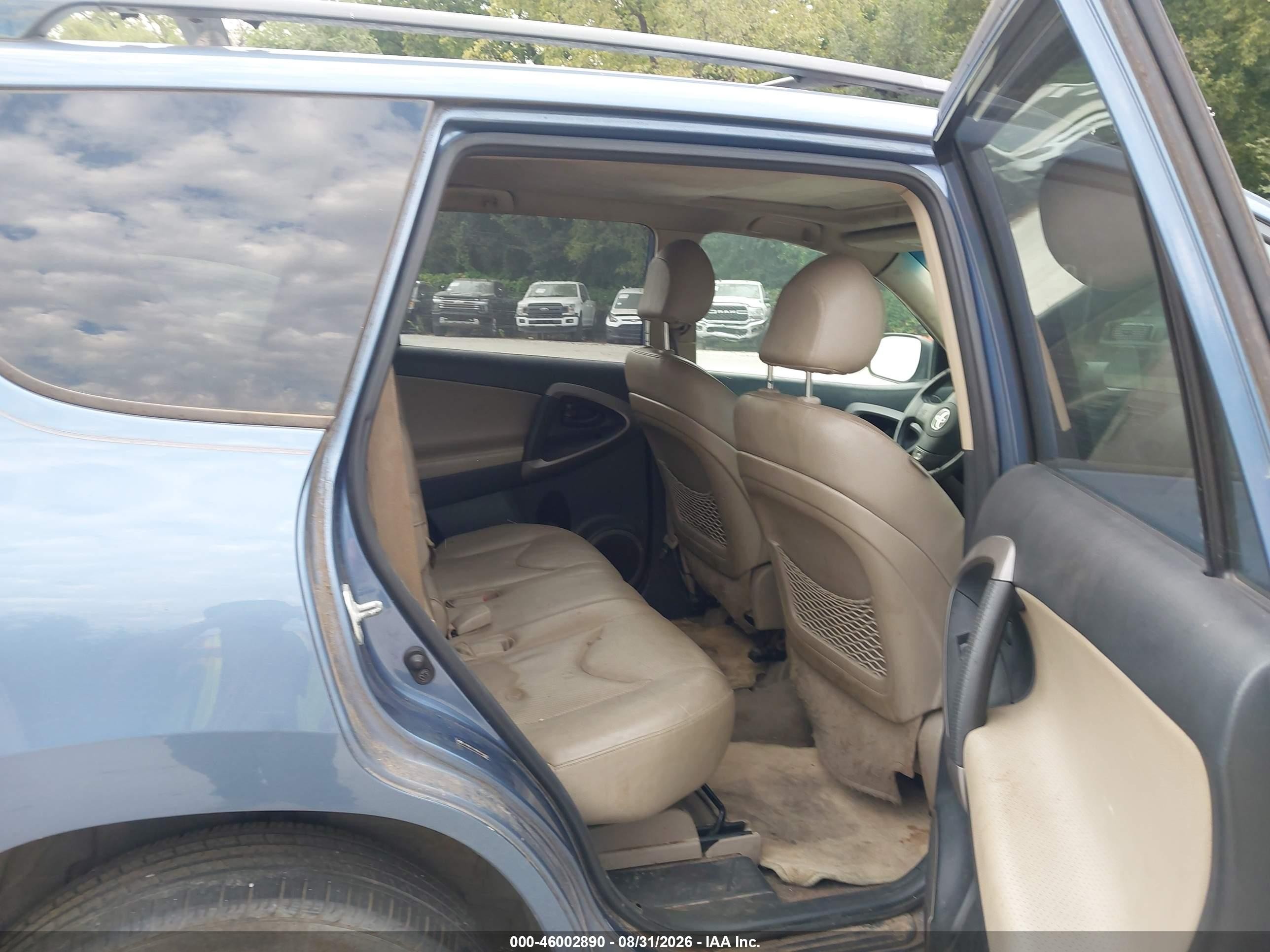 2008 Toyota Rav4 Limited V6 Light Blue vin: JTMBK31V886046800