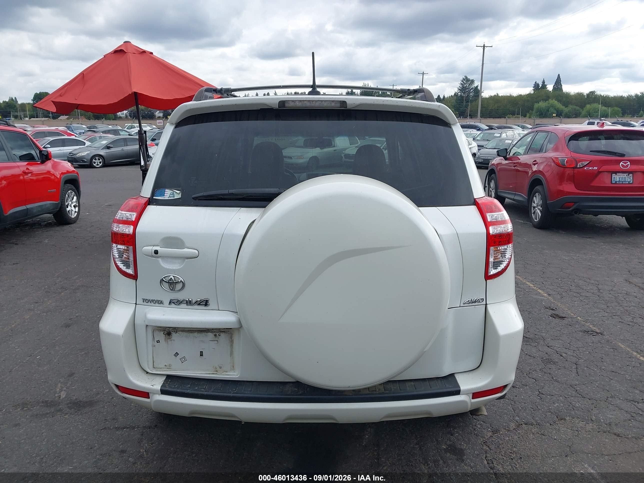 2009 Toyota Rav4 Limited V6 White vin: JTMBK31V895073695