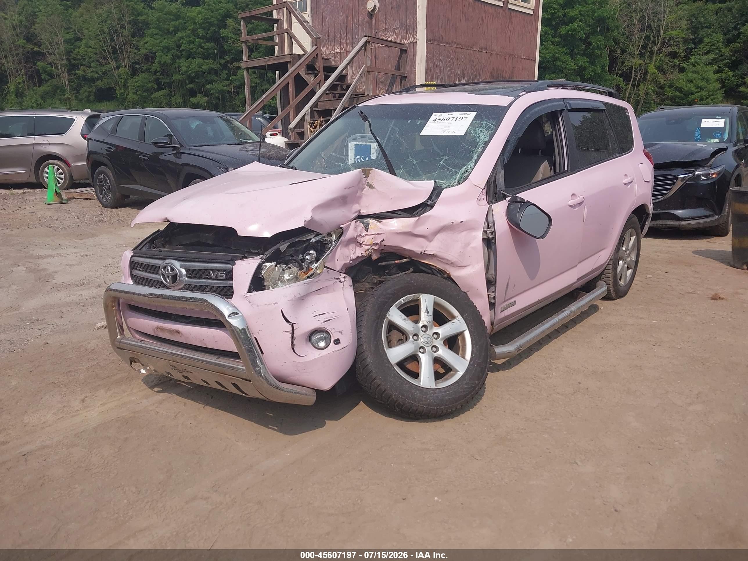 2006 Toyota Rav4 Limited V6 Pink vin: JTMBK31V965004154