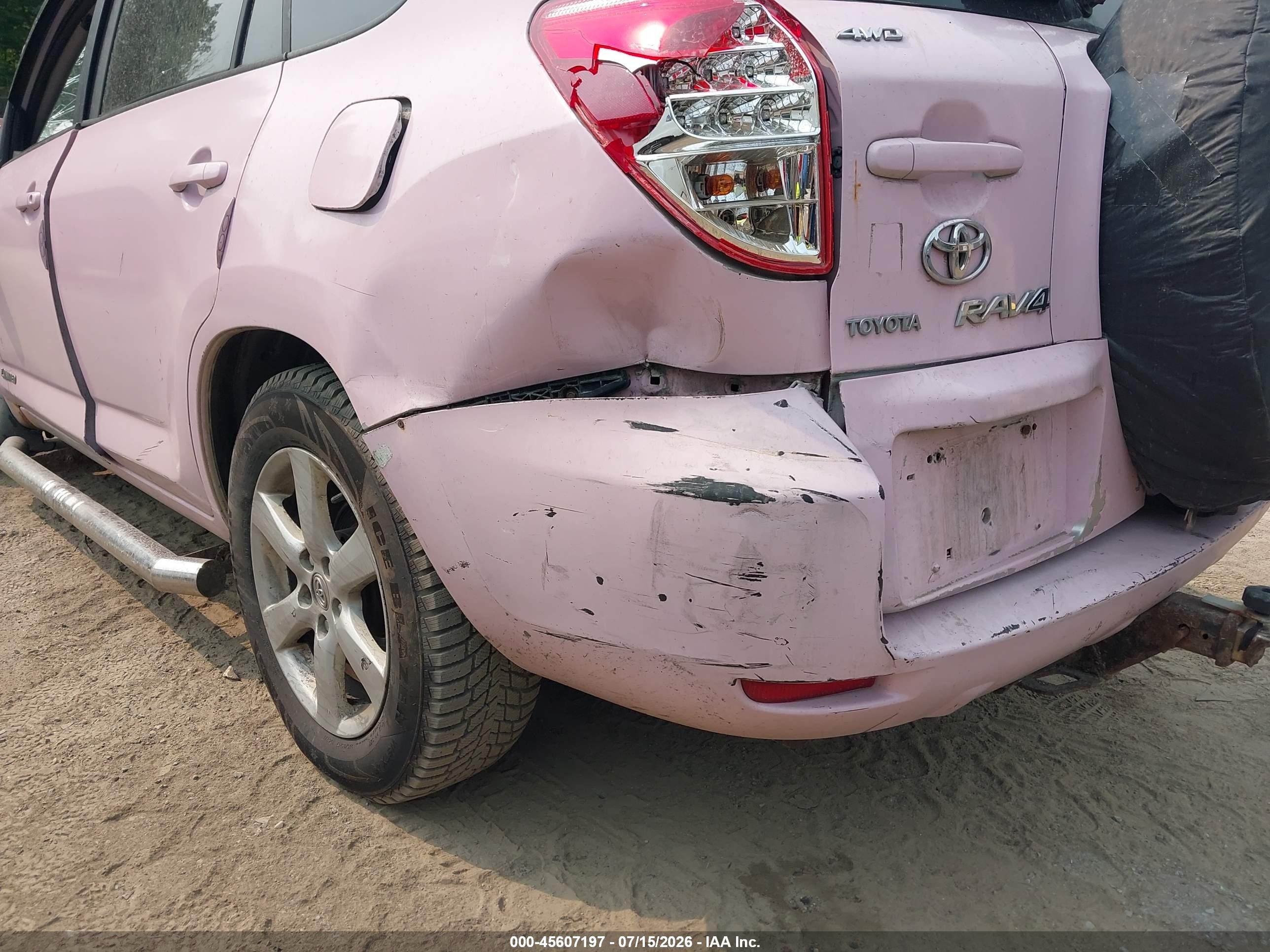 2006 Toyota Rav4 Limited V6 Pink vin: JTMBK31V965004154