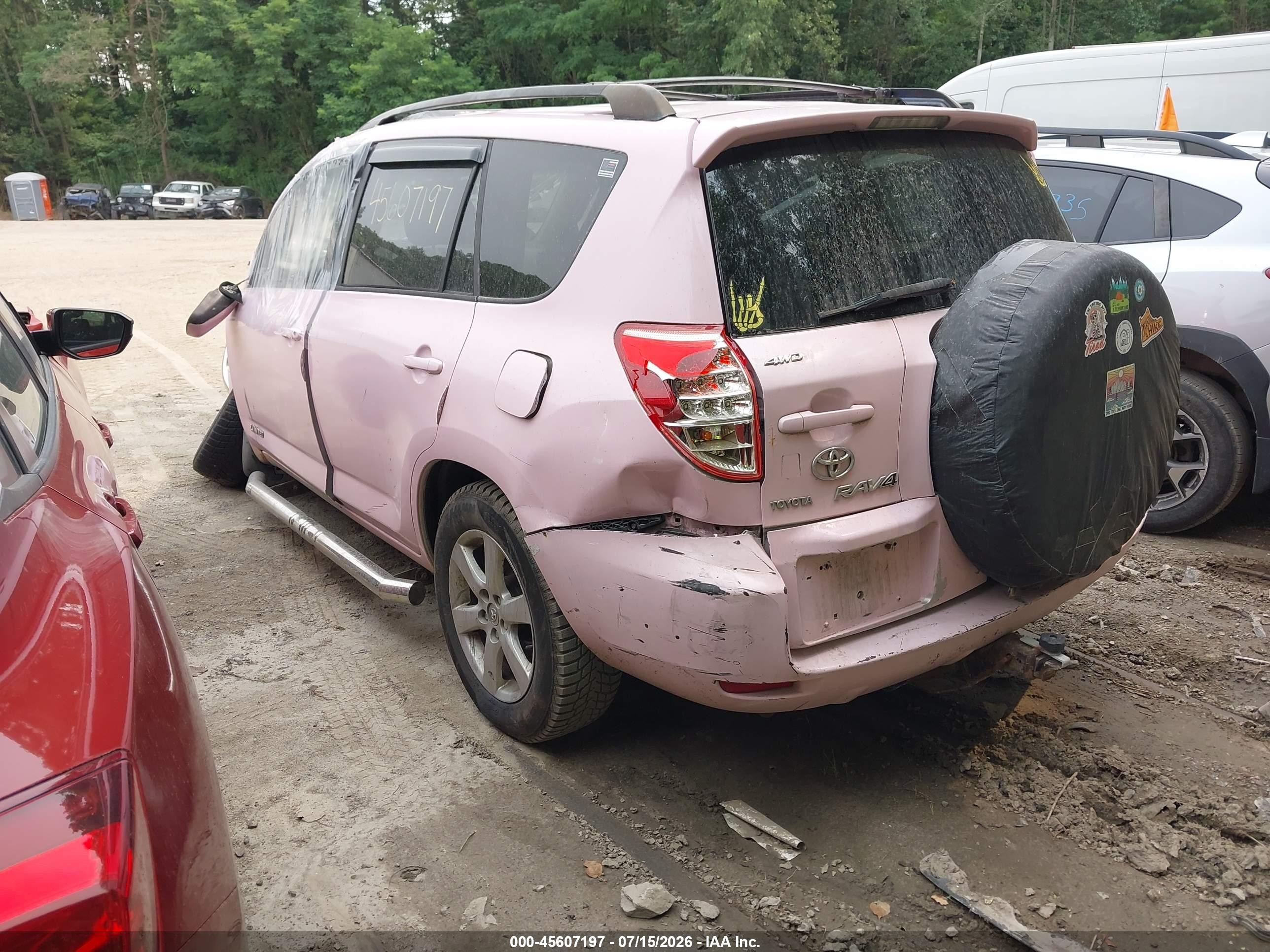 2006 Toyota Rav4 Limited V6 Pink vin: JTMBK31V965004154