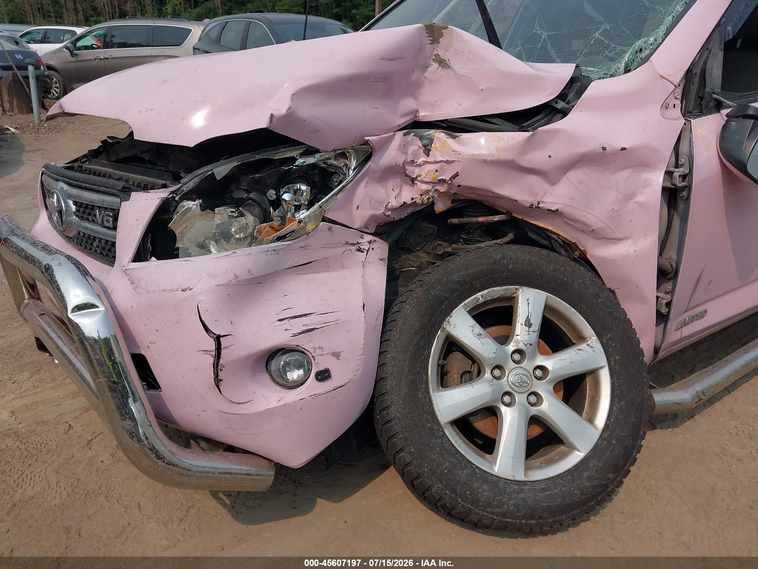2006 Toyota Rav4 Limited V6 Pink vin: JTMBK31V965004154