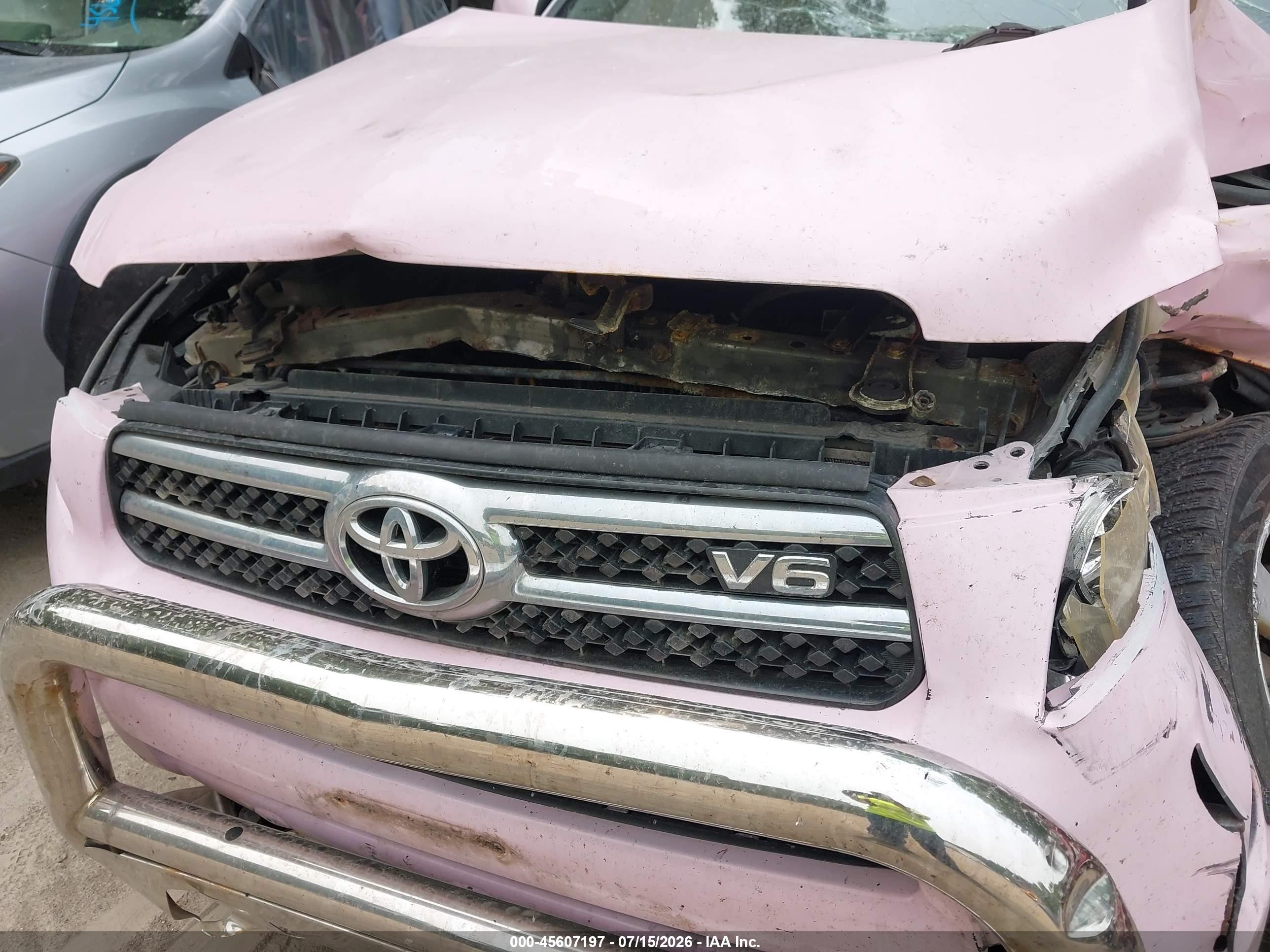 2006 Toyota Rav4 Limited V6 Pink vin: JTMBK31V965004154