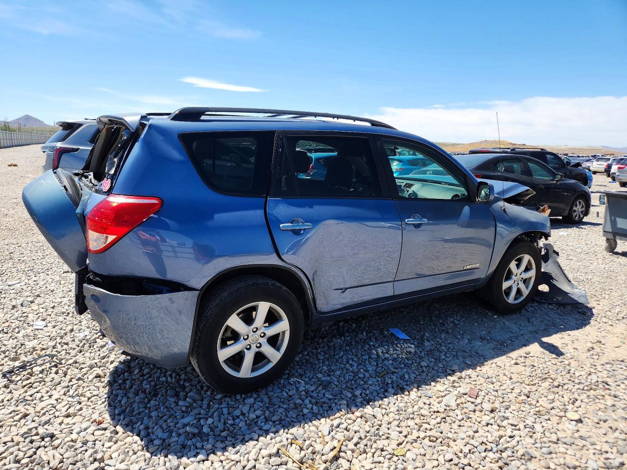 2007 Toyota Rav4 Limited Blue vin: JTMBK31V976025811