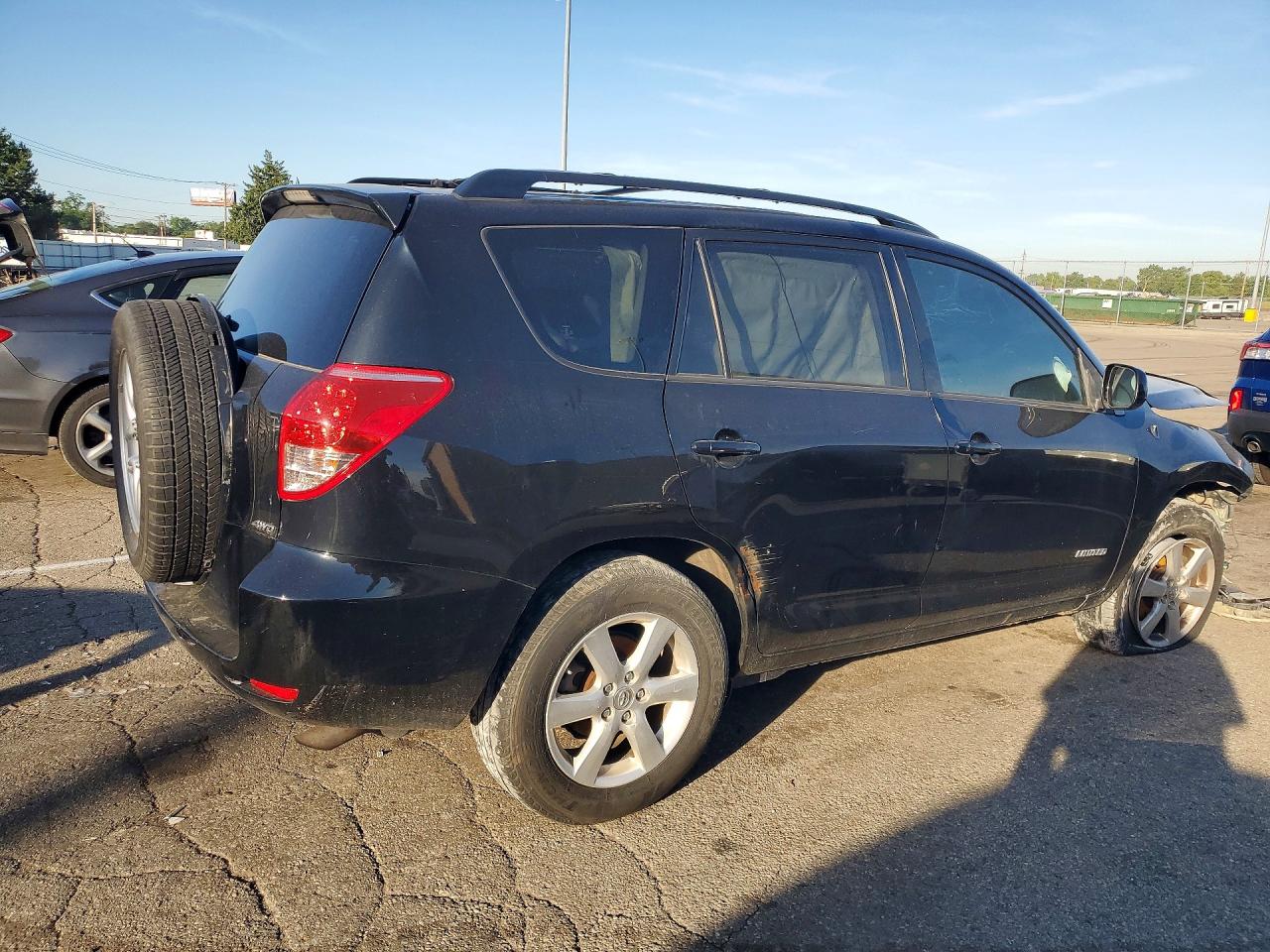 2008 Toyota Rav4 Limited Black vin: JTMBK31V985050473